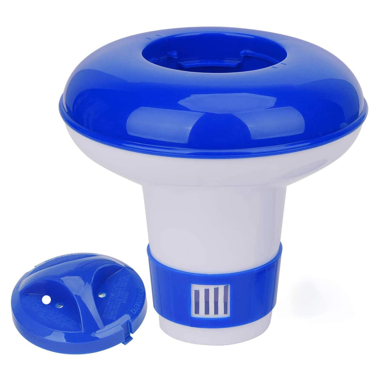 Floating Chlorine Dispenser, 5 Inch Floating Dispenser Chlorine Tablets Hot Tub Swimming Pool Spa, Floating Pool Chlorine Tablet Holder for Swimming Pool Paddling Pool Spa Water Parks