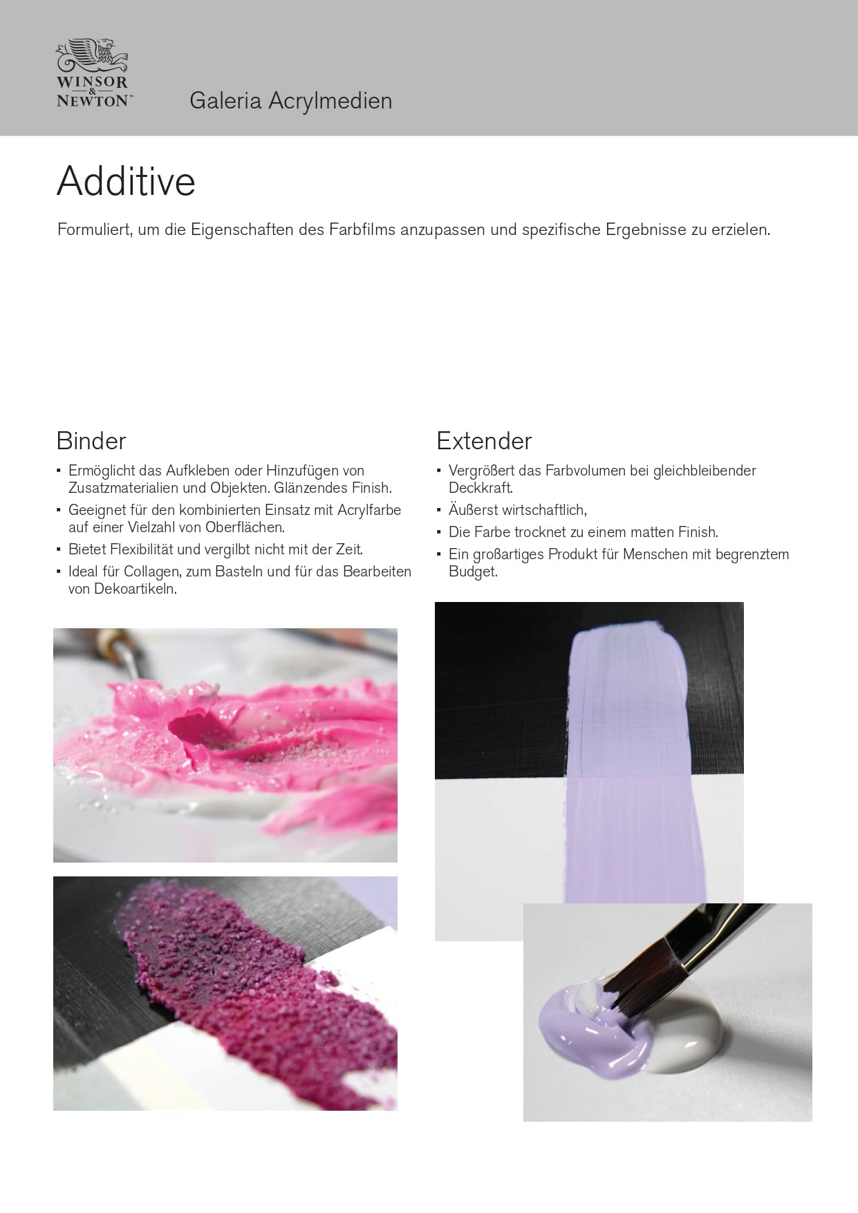 W&N ADDITIF GALERIA 1L BINDER