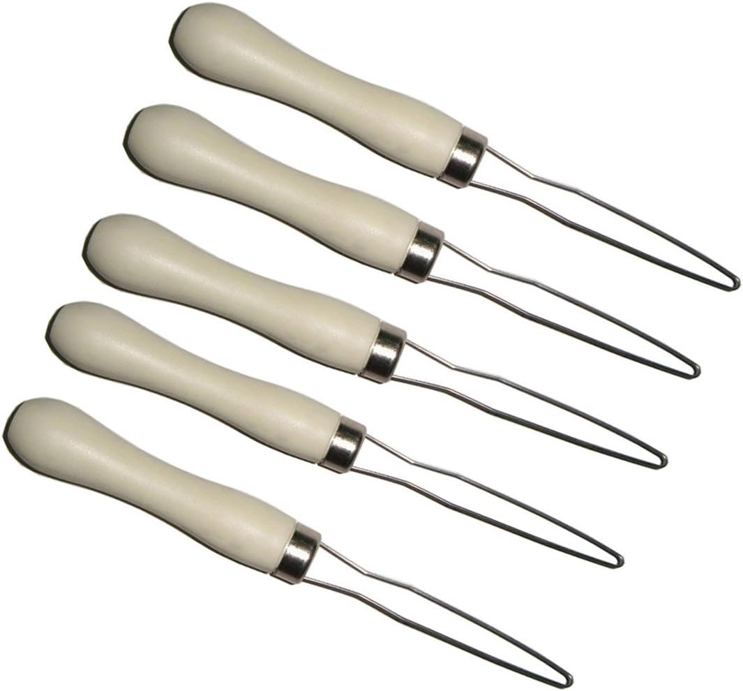 VIEEL Button Hook - Zipper Pull Assist Tool Zipper Pull and Button Hook Grip Button Hook Helper (5) : Health & Household