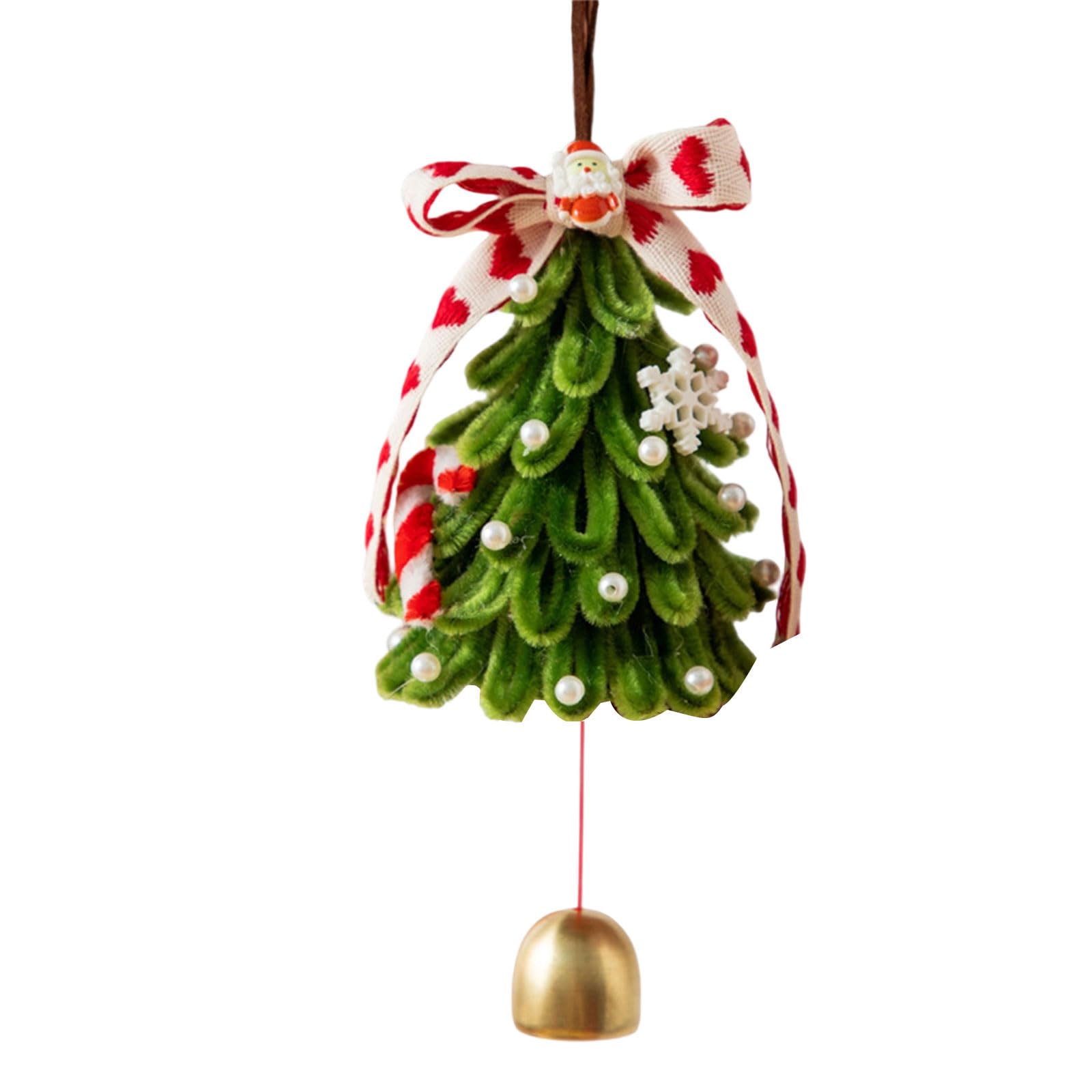 Nucelit Stems Christmas Tree Ornament Craft Set for Creative Holiday Project Includes Twistable Colorful Pipe Cleaners Twistable Christmas Ornament
