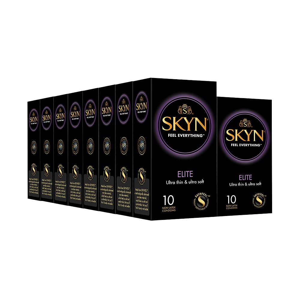 SKYN® ELITE NON LATEX CONDOMS 80 Pack + 20 Free Pack of Elite