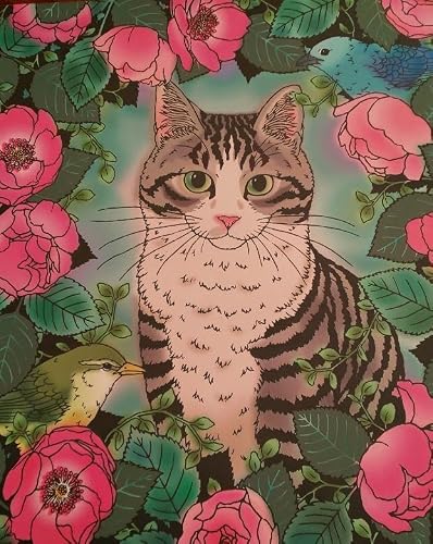 自律神経を整えるスクラッチアート 切り絵作家gardenのSCRATCH ART猫と