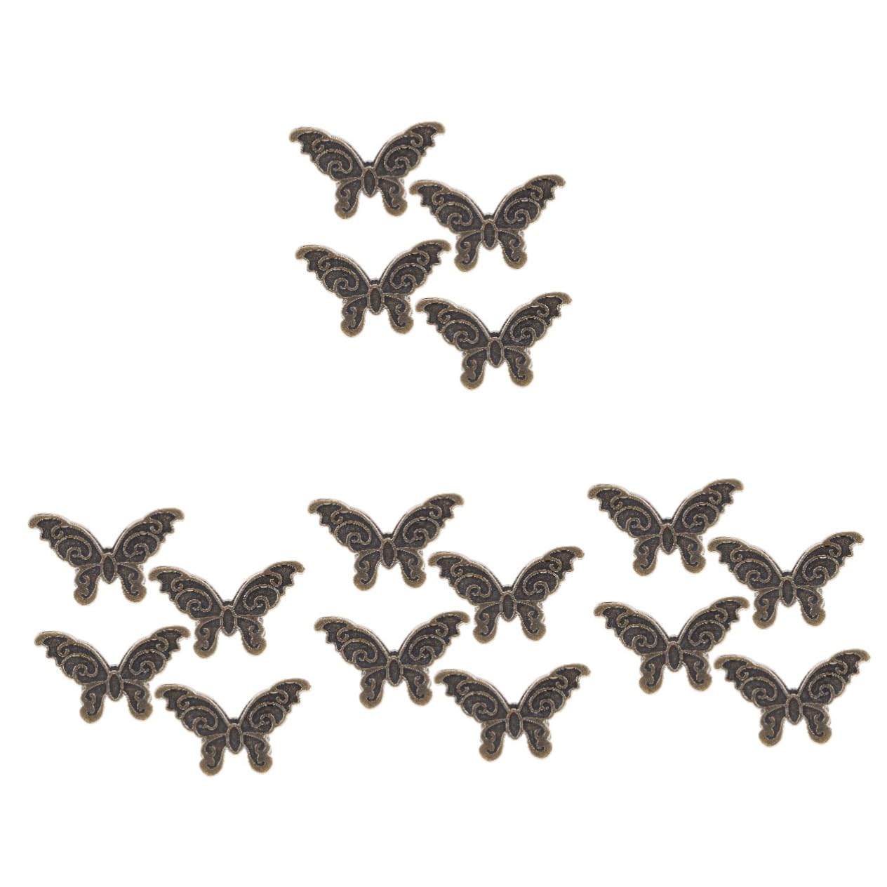 16pezzi Clip Per Raccoglitori Documenti Di Eleganti Fermacarte Forma Di Farfalla Per Scuola e Ufficio Organizzatore Di Documenti Vintage Con Design Intrigante