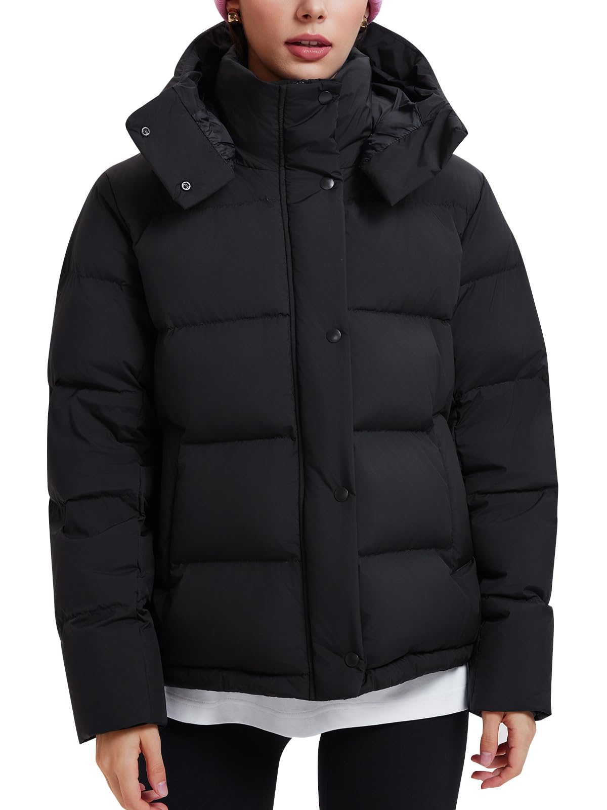 800 Fill Short Down Puffer Jacket Women's B0FSKWQDQV