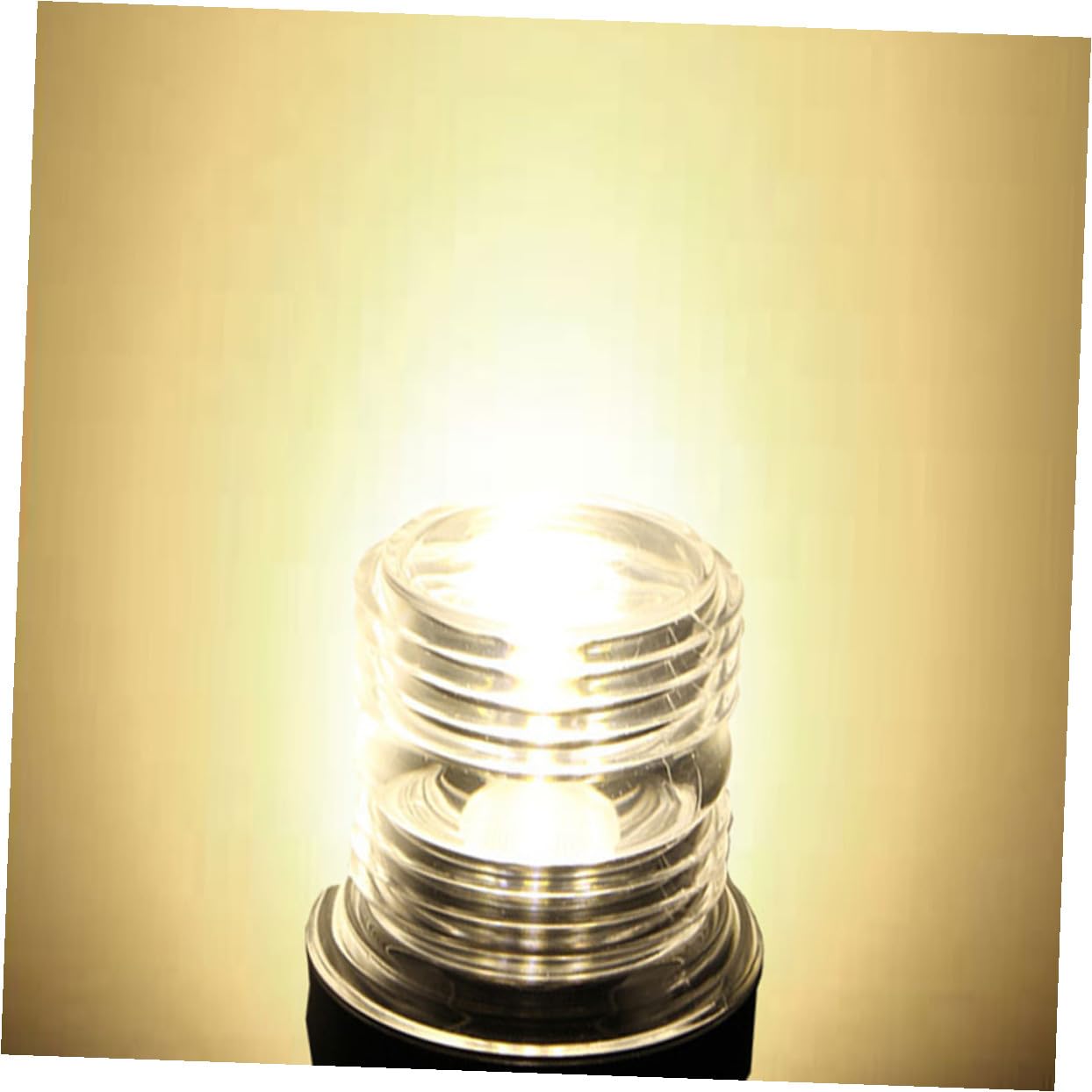 Luce di Navigazione LED per Yacht e Barca 12v Dc Bianco 4000-4500k Design Ribaltabile in Acrilico e Lega di Alluminio per Uso Marittimo di Pesca