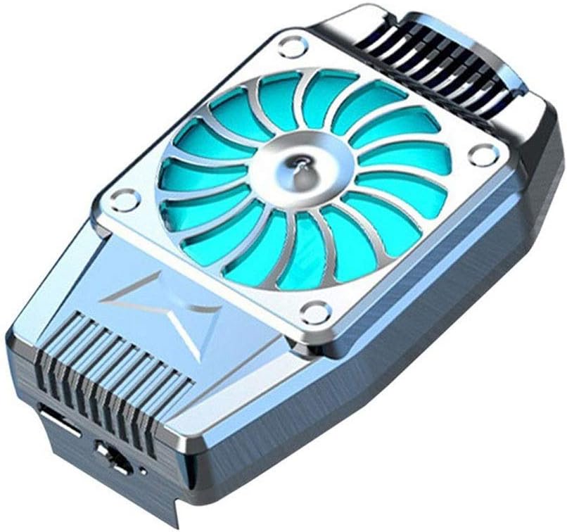 Portable Cooling Fan Game Mobile Phone Cooler Powered Cell Phone Radiator Snap-on Cooling Tool(E)