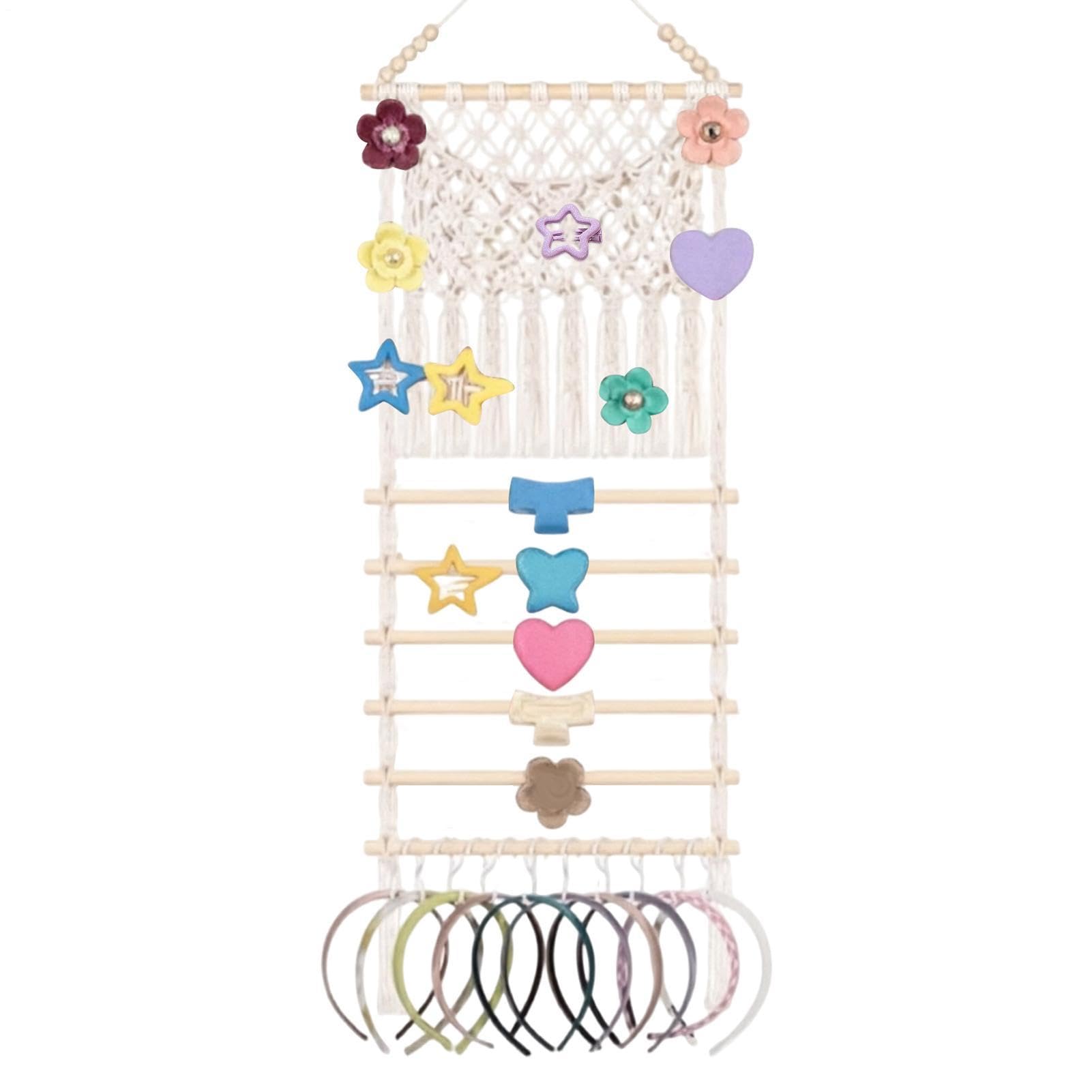 Organizador de lazos de pelo para el dormitorio de niñas y jóvenes