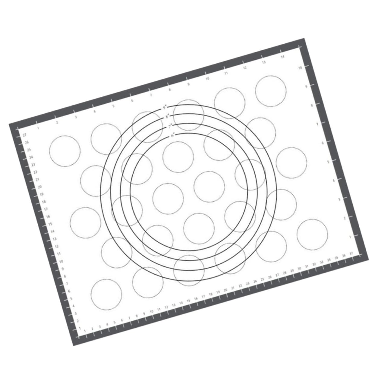 DECHOUS 3stücke Silikon Backmatte Für Teig Hitzebeständige Rutschfeste Und Wiederverwendbare Knetunterlage Für Pizza Fondant Und Gebäck Lebensmittelechtes Material Einfach Zu Reinigen