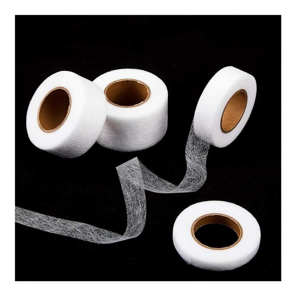 Cinta para dobladillos, Cinta de Dobladillo de Hierro de 50M, Cinta de Dobladillo Fusible de Tela sin Coser for Pantalones Vaqueros, Cortinas, Vestidos, Tela for Costura de Ropa(Black,40MM)