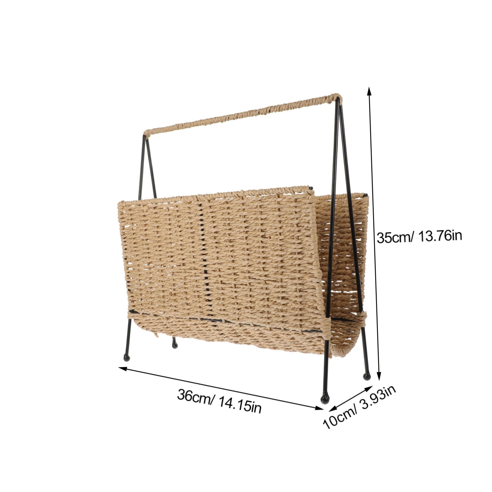Cabilock Panier De Rangement Tressé Style Panier Décoratif Multifonctionnel Pour Snacks Organisateur De Maison