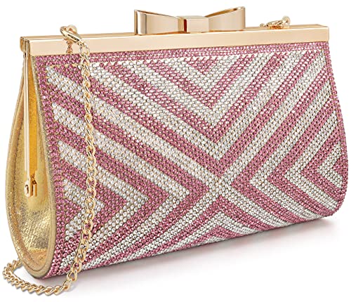 Sumnn Evening Clutch Bag Cocktail Prom Sparkly Rhinestone Crystal Bride And Bridesmaid Wedding Party Formal Purses For Women #TOP29