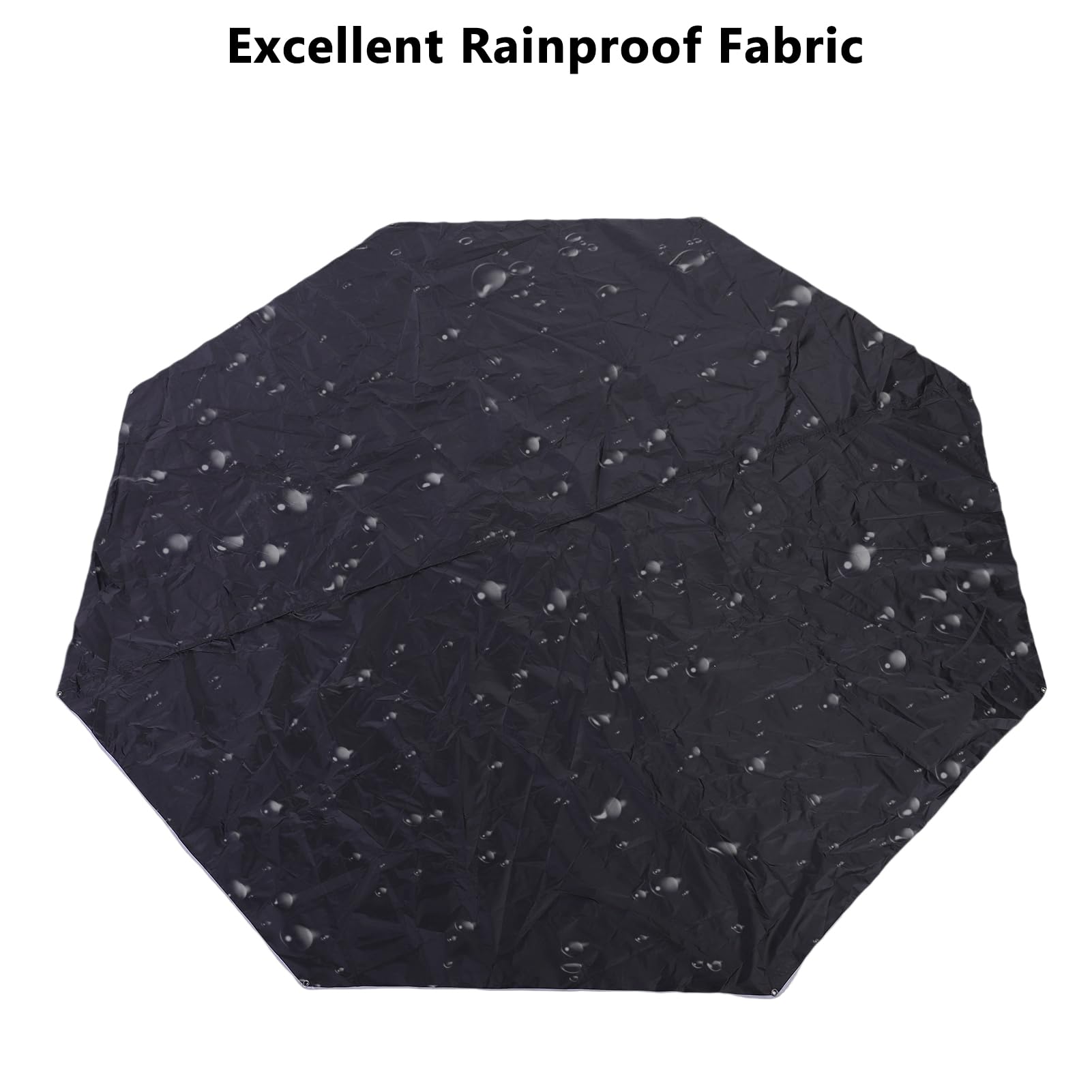 Telo da Campeggio, Tessuto in Nylon Resistente e Impermeabile con Retro Rivestito in Silicone, per Tenda, Parasole, Copertura per Amaca, Tappetino da Spiaggia, Picnic
