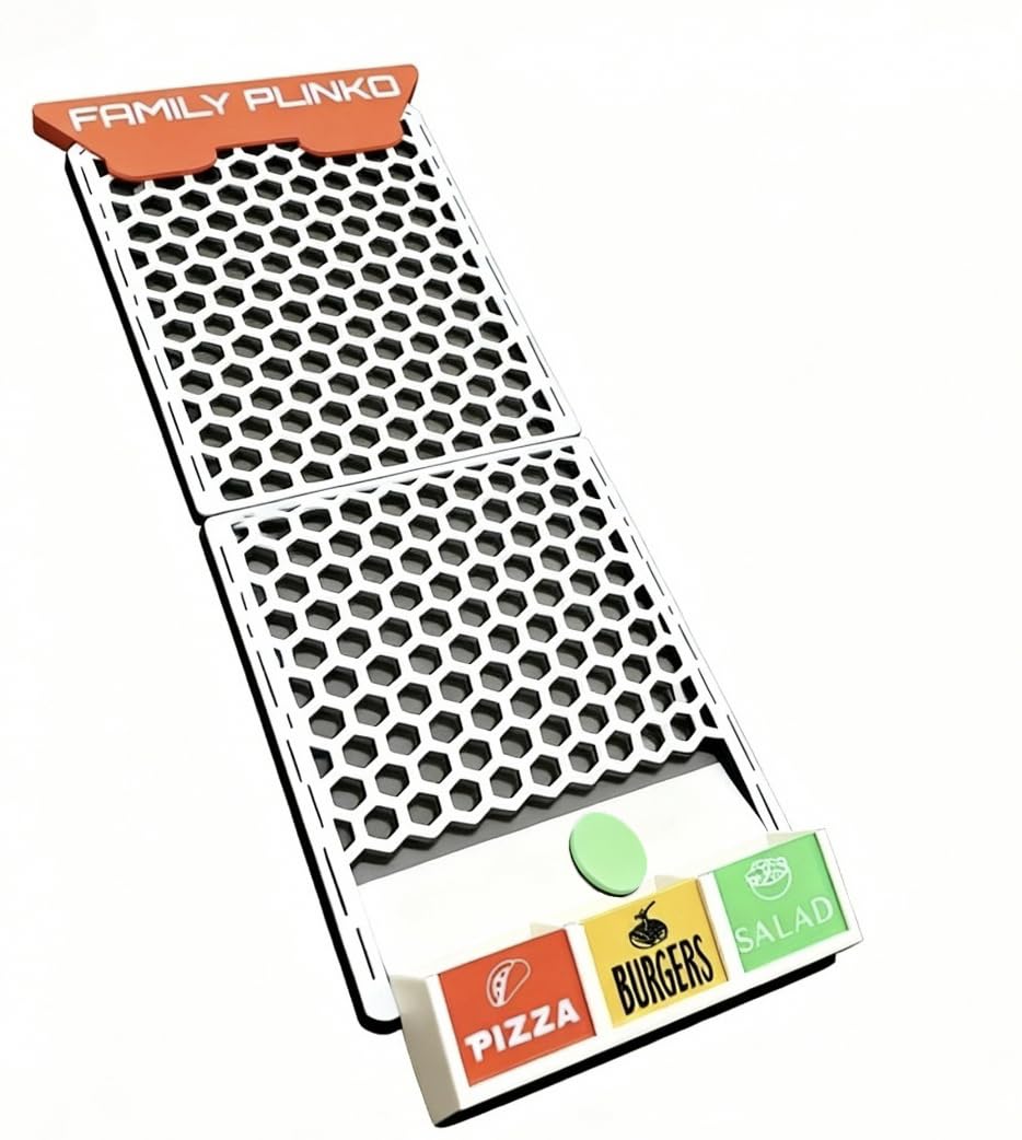 Plinko Board Game, Magnetic Fridge Magnet Drop Game for Kids & Families, Interactive Family Games