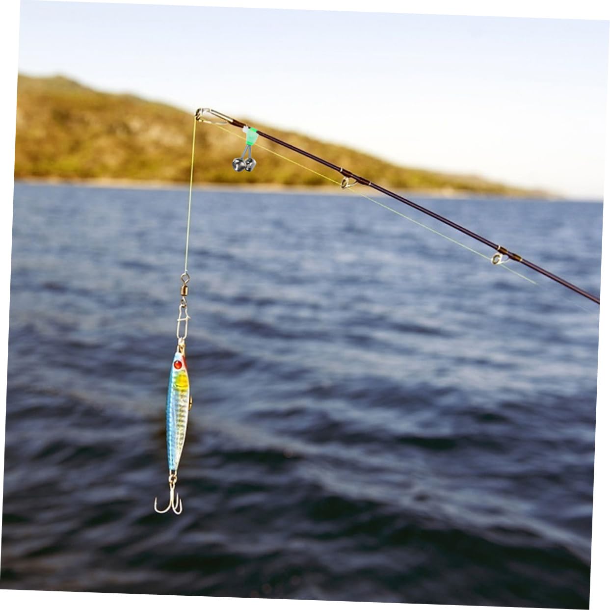 Toddmomy Fishing Rod Alarm Ring Bells 10pcs Fishing Bells Clamp Fish Rod Alarms