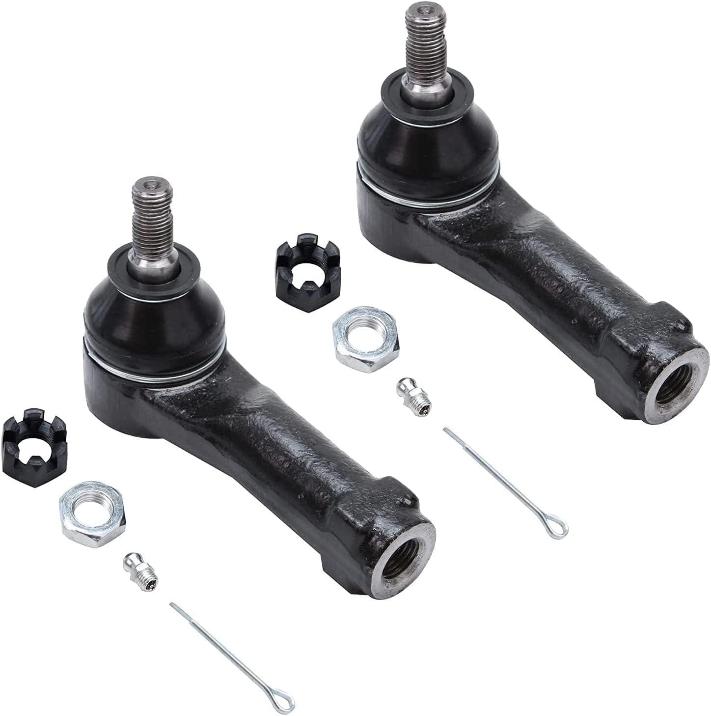 Detroit Axle - Rack and Pinion Kit for 99-04 Honda Odyssey, 1 Power Steering Rack & Pinion Assembly 2 Front Outer Tie Rod Ends 1999 2000 2001 2002 2003 2004 Replacement