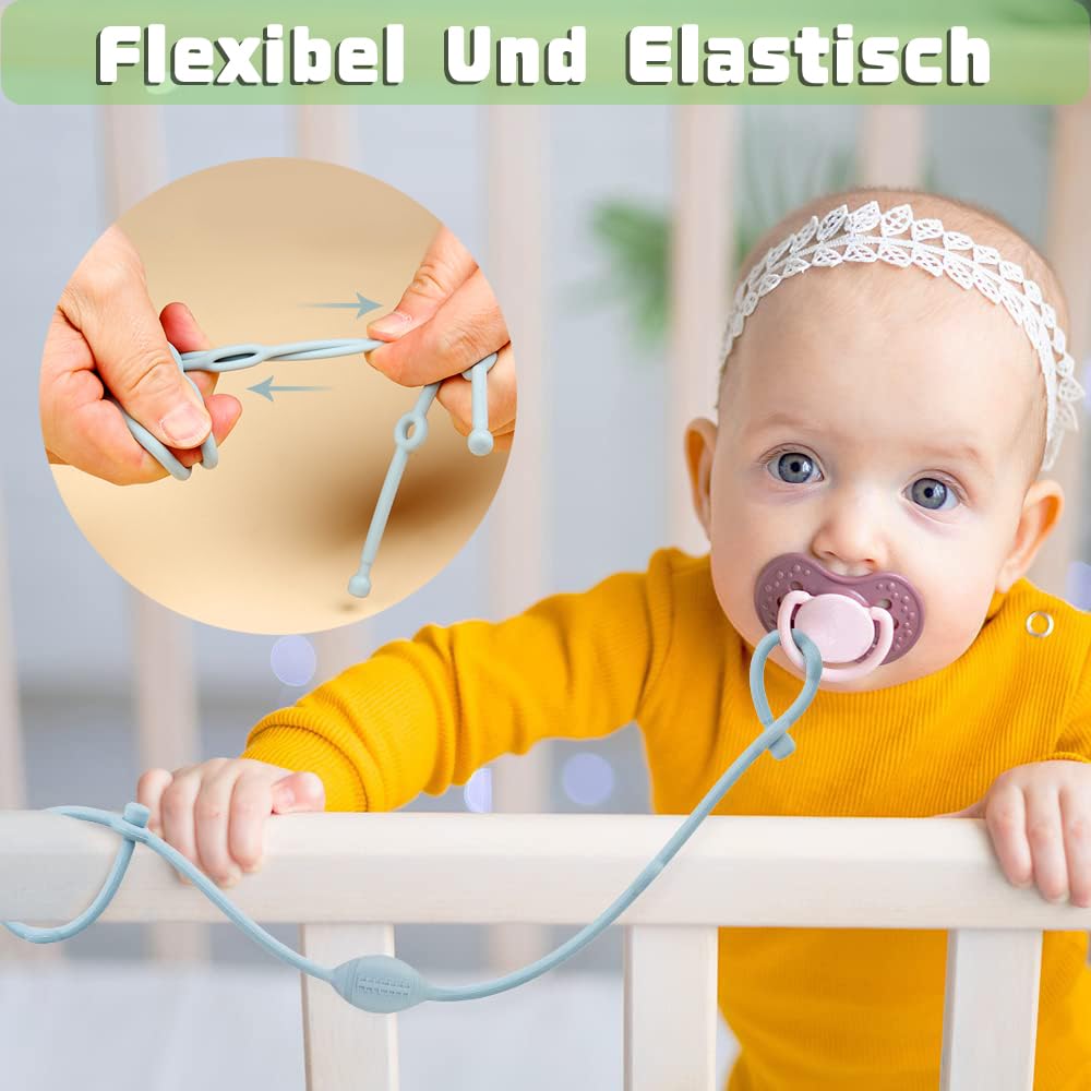 Cup Catcher Silikon Kinderwagenkette Spielzeug Sicherheitsgurte 100% BPA-frei Trinkbecher Halteriemen Für Spielzeug (3+1 Stück)
