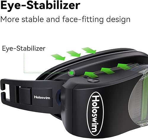 Miniatura 5 de Holoswim Smart Swim Goggles, 2GO Swimming Goggles, AR Real-time Display, AI Data Analysis, Anti-fog IPX8, Stroke Recognition