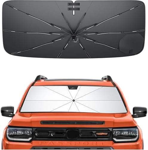 Miniatura 9 de SXCY Parasol para parabrisas Kia NIRO 2023-2026, accesorios 2021-2024 2025 2026 NIRO EV 2023-2026, 2023-2025, 2026, parasol plegable para rayos UV
