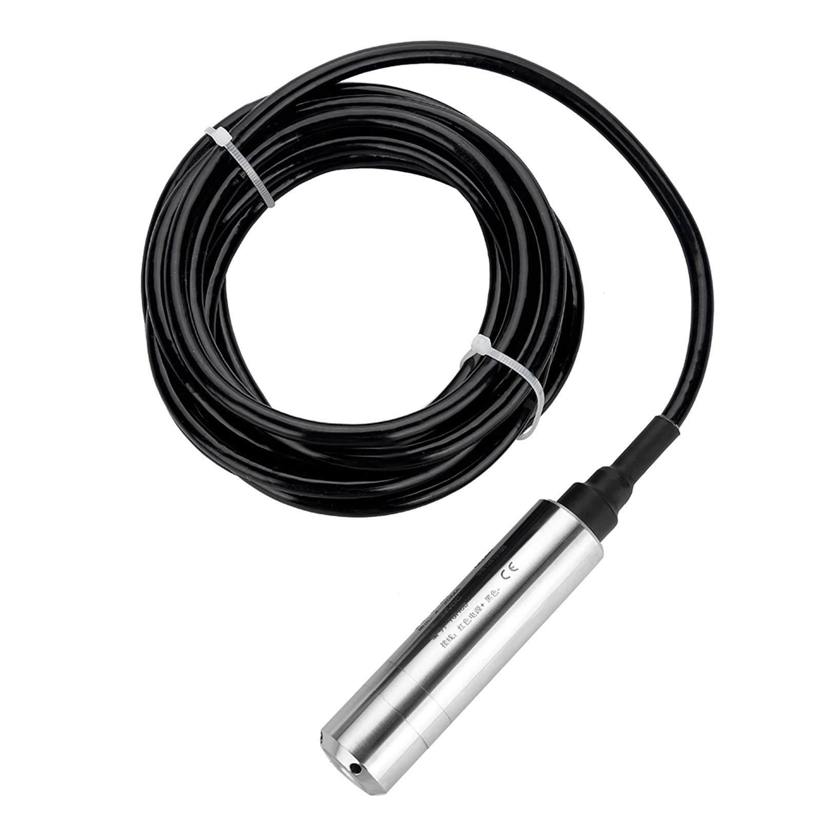 DC24V 4 - 20mA Liquid Level Sensor | Submersible Level Transmitter for 0 - 5m Water Depth | Stainless Steel, Non - Blocking Design