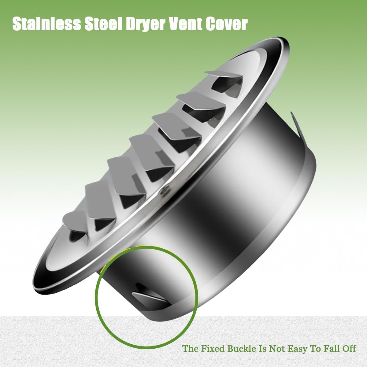 Stainless Steel Soffit Vents 3in 4in 5in 6in 7in 10in Vents Cover with Screen Mesh Louver Air Vent Hood for Wall Floor Ceiling Air Vent Covers, Easy Installation(180mm/7.1in)