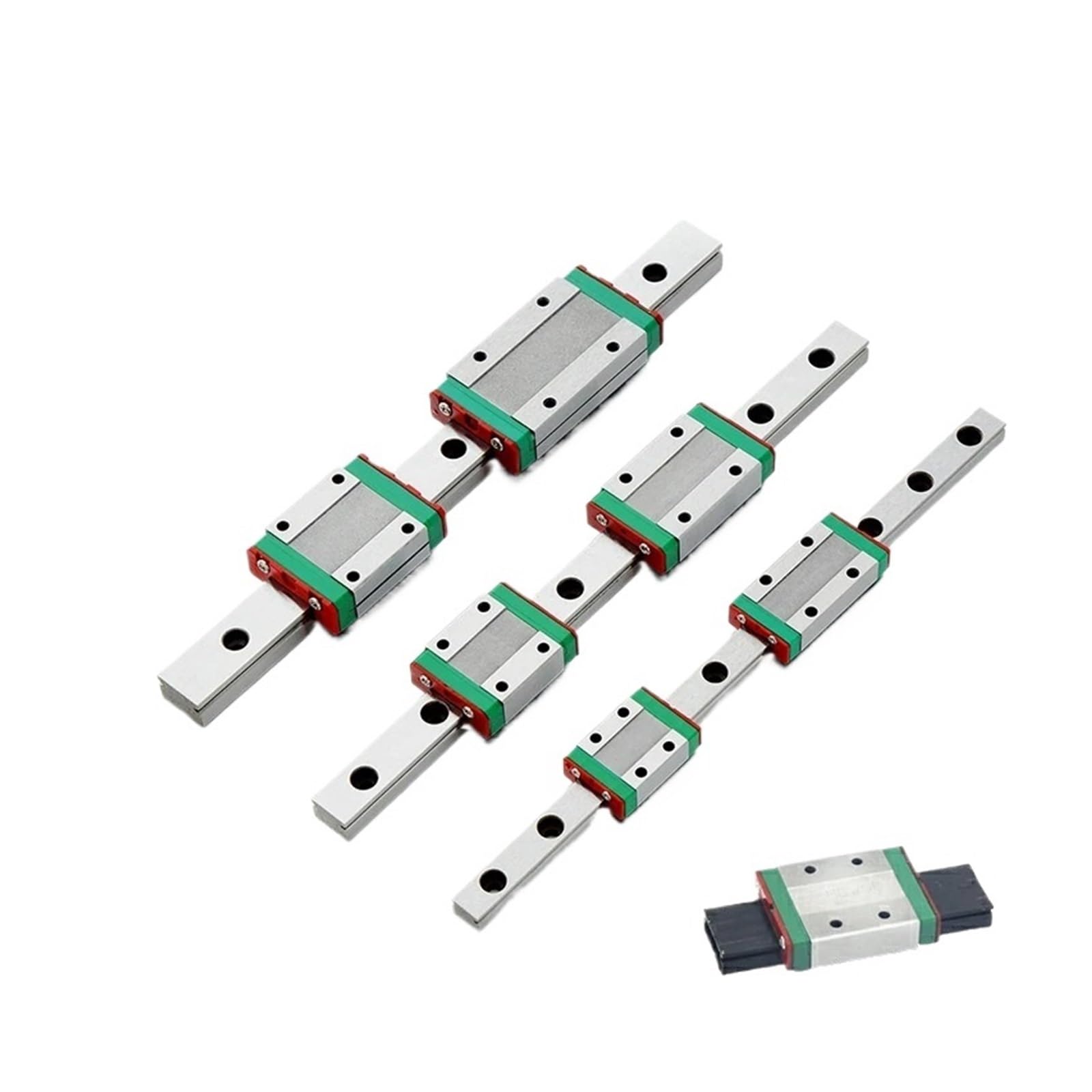 1 szt. prowadnica liniowa MGN12 MGN9 MGN15 MGN7 CNC części do drukarki 3D miniaturowa prowadnica liniowa wózek przesuwny konfigurowalny dowolny legth
