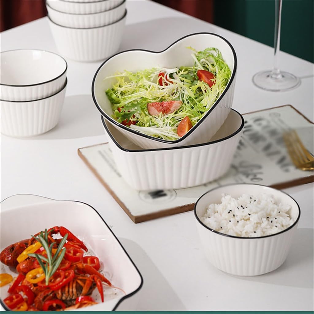 Ceramic Tableware Gift Box Set Home Rice Bowl Baking Dish Soup Annual Meeting