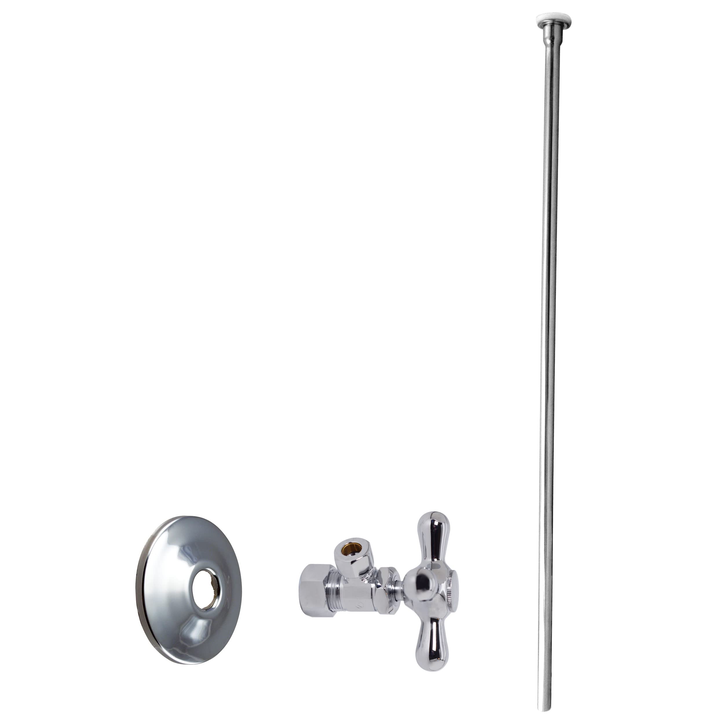 Westbrass diámetro exterior de 5/8 pulgadas x diámetro exterior de 3/8 pulgadas x 20 pulgadas