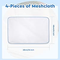 Vista 3 de Almohadilla protectora de planchado para prensado, protector de malla que ahorra quemadura, almohadilla para tabla de planchar, paño de prensado