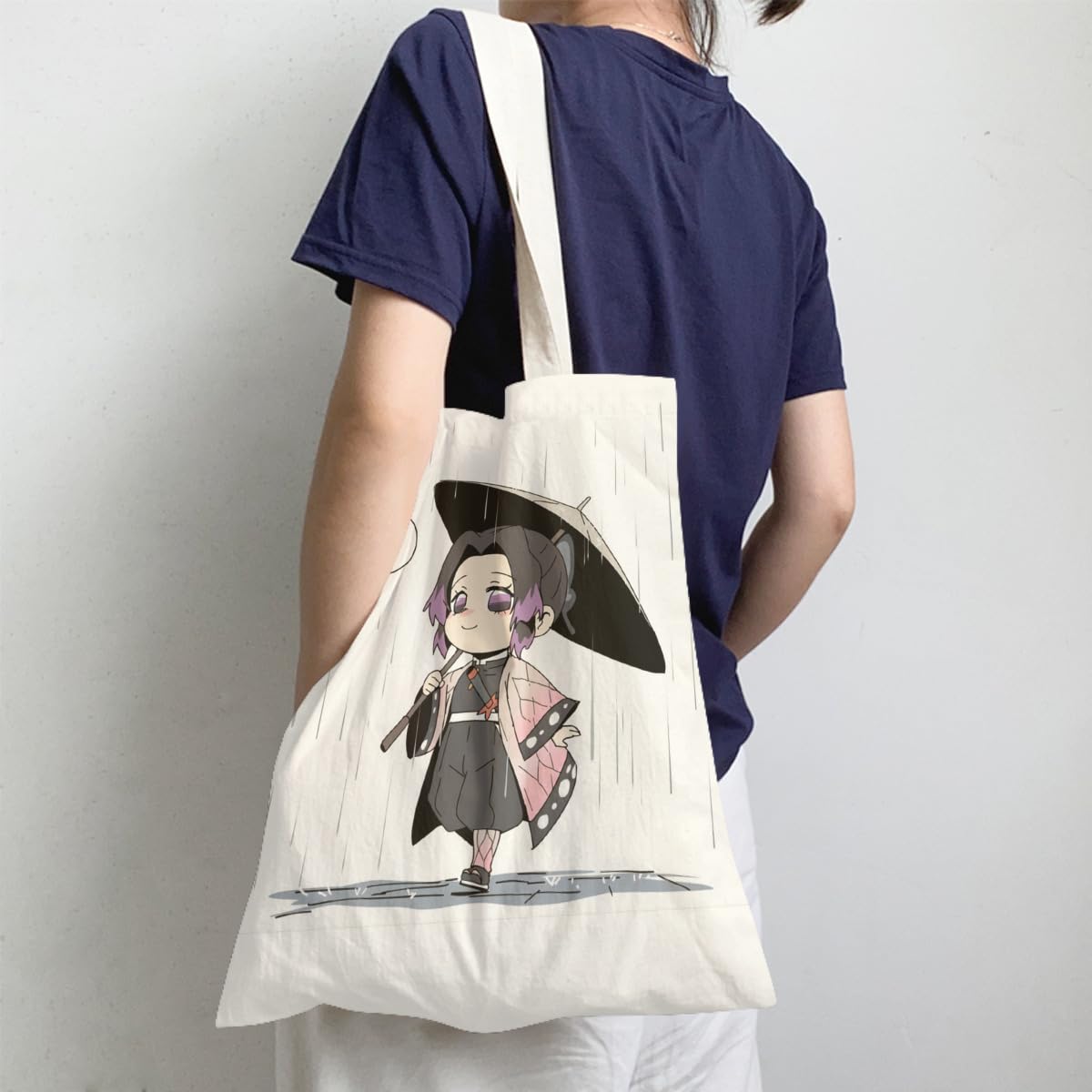 FlushTug ブラック トートバッグ　胡蝶しのぶ FlushTug ブラック トートバッグ 胡蝶しのぶ様専用 Amazon.co.jp