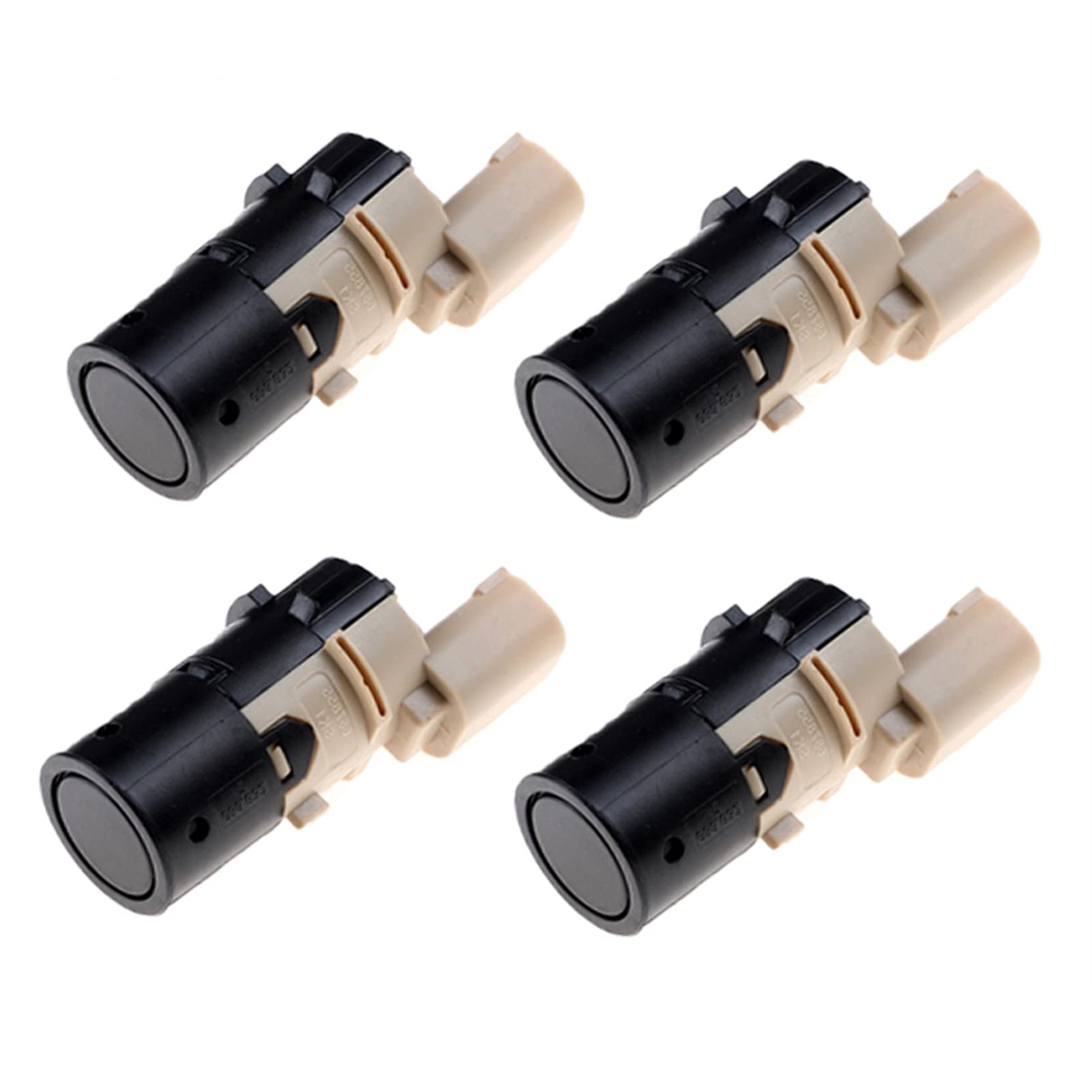 KAKSUM 4 szt. Czujnik antyradarowy czujnik parkowania PDC, dla Citroen, C8, dla Peugeot 307 3A CC 3B 308, dla Fiat, Scudo ULY, dla Lancia, Phedra 179 9649186580 9653139777 Czujnik wspomagania parkowan