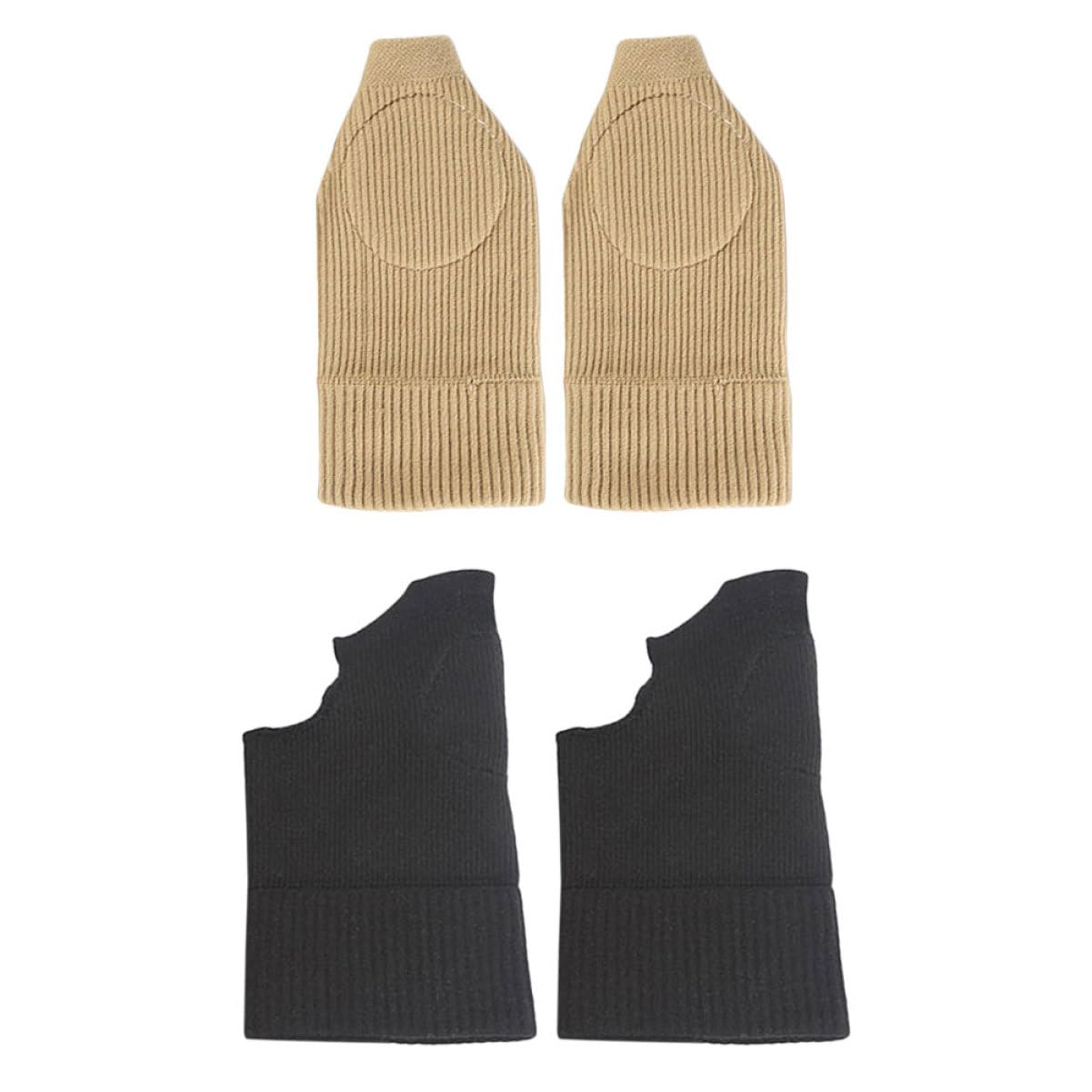 GOOHOCHY 4Pcs Assorted Color Wrist Protective Braces for Sports Training Breathable and Comfortable Sleeves for Enhanced Sweat Absorption for Basketball Gym and Outdoor