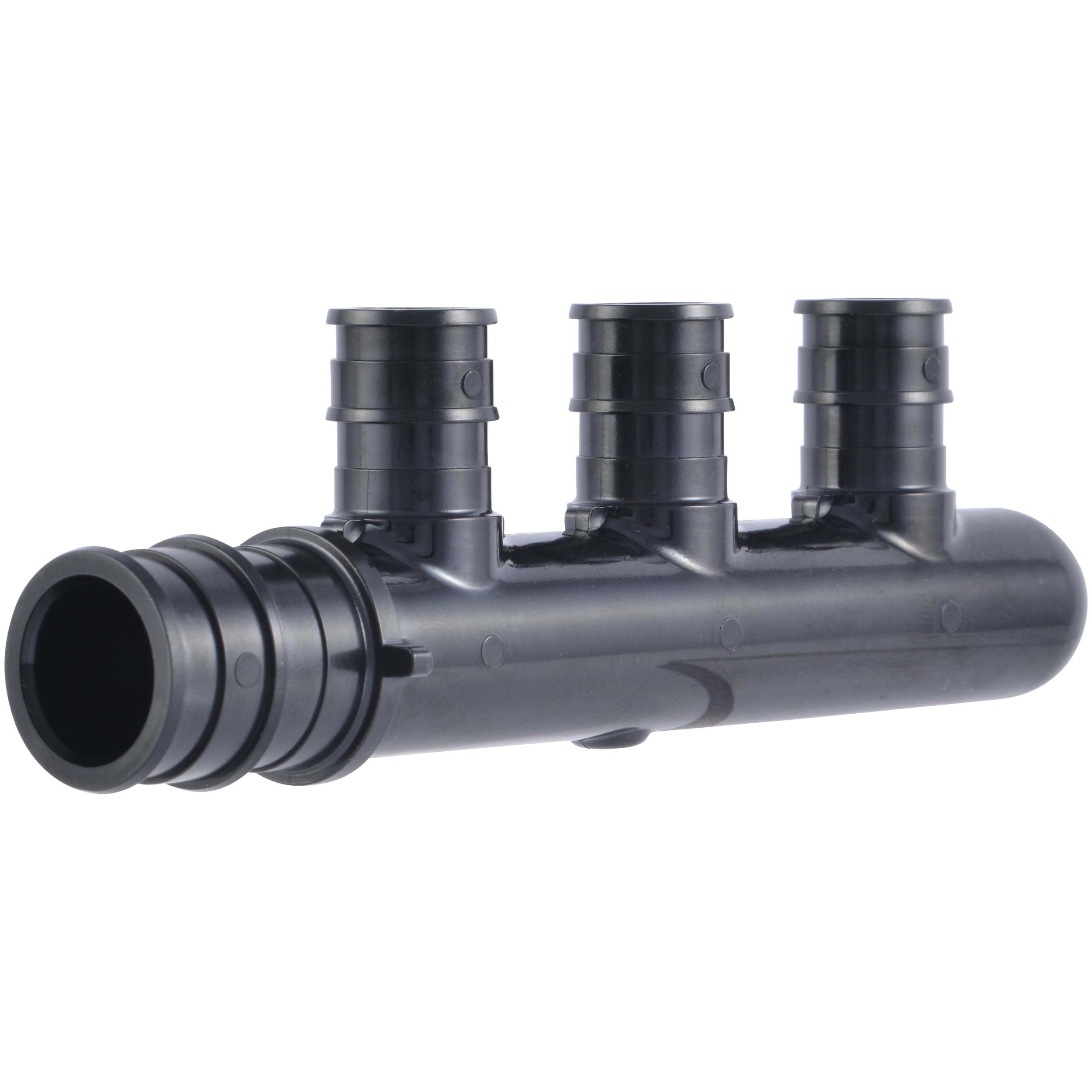 Photo 1 of SharkBite 3 Port PEX Expansion Poly Tee, 3/4 Inch Closed Trunk with 1/2 Inch Outlet, Multi Line Water Manifold Plumbing Fittings for PEX-A Tubing, UAMPT3CZ