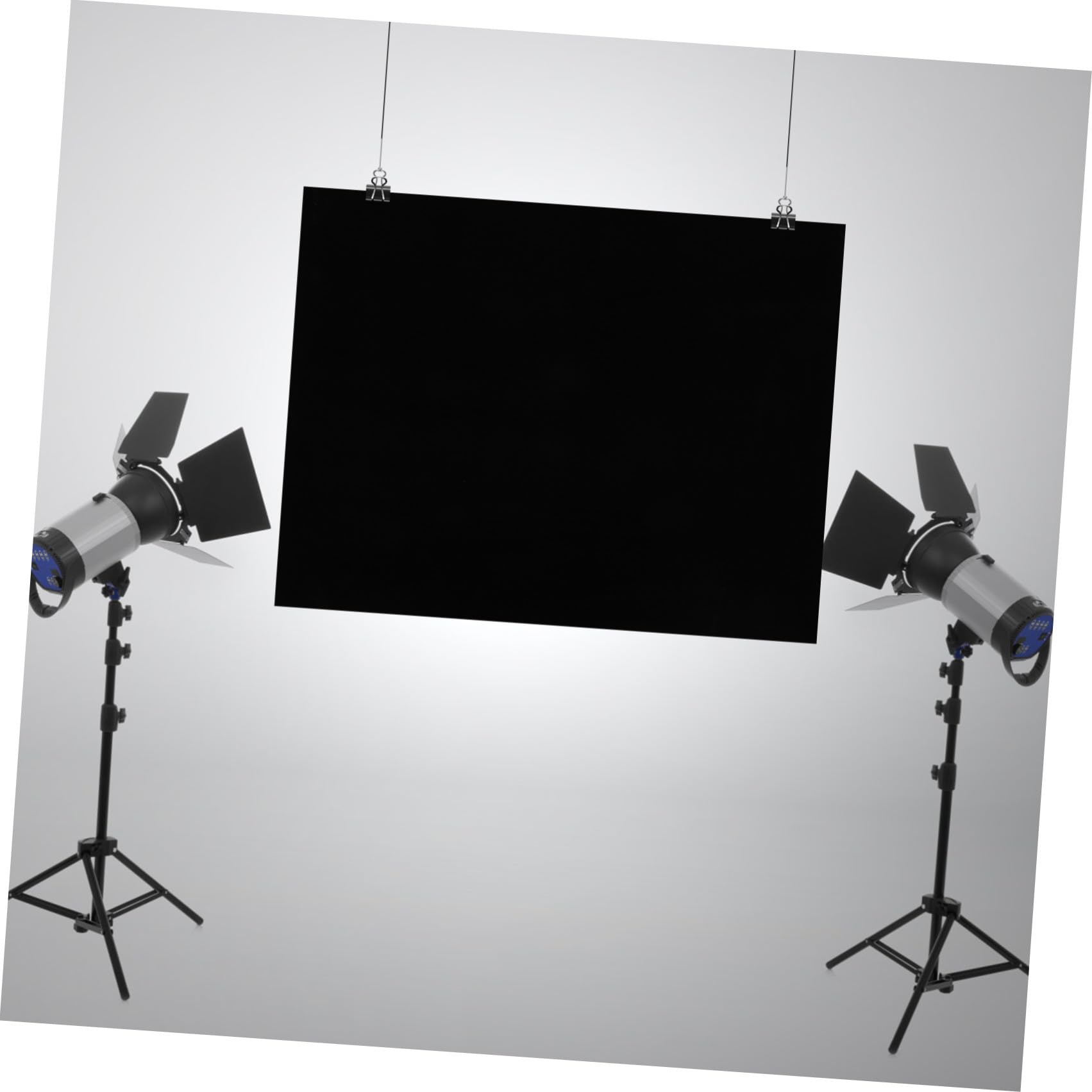 TEHAUX Sfondo da e Floccato Resistente Nero Fotografico Facile Ripristinare per 200x150 Cm Riprese Video e Scatti Fotografici Professionali