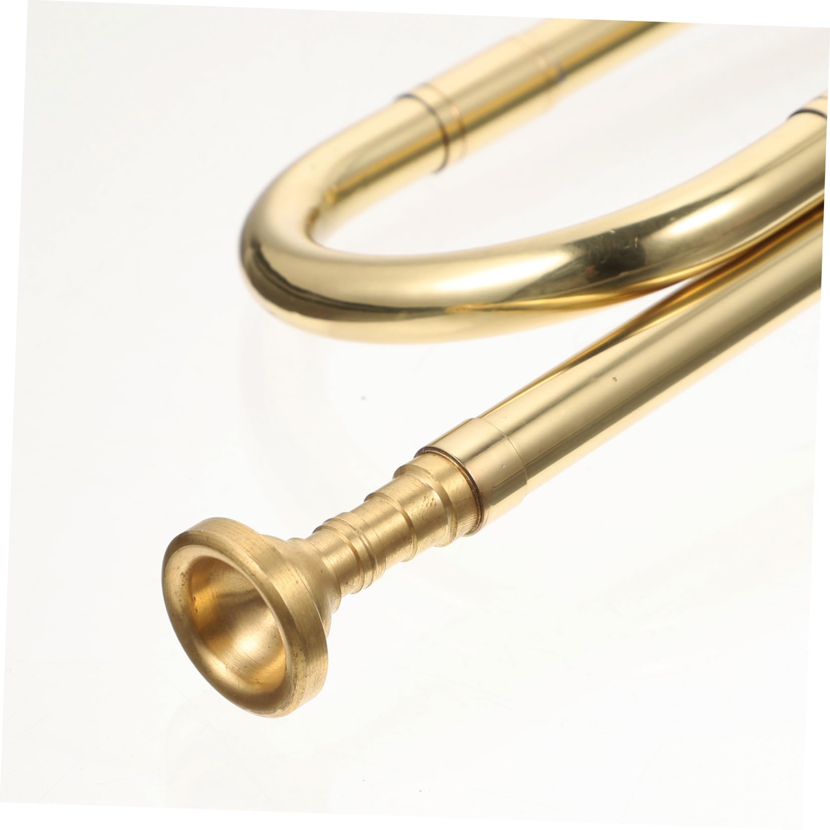 Tromba in Si Bemolle in Ottone Dorato, Strumento Professionale per Studenti