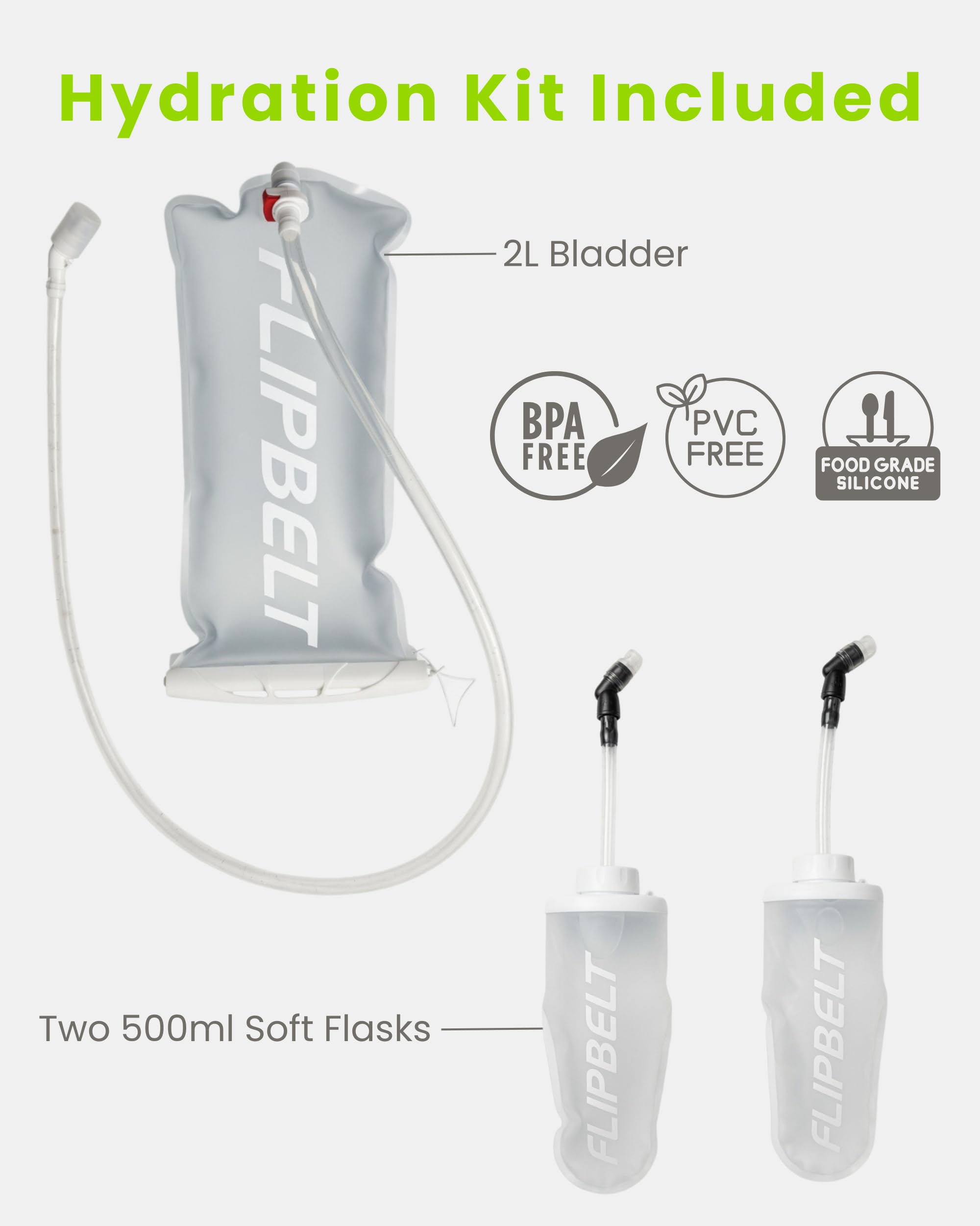 FlipBelt Tahoe Gilet d'hydratation Rose Blush XS
