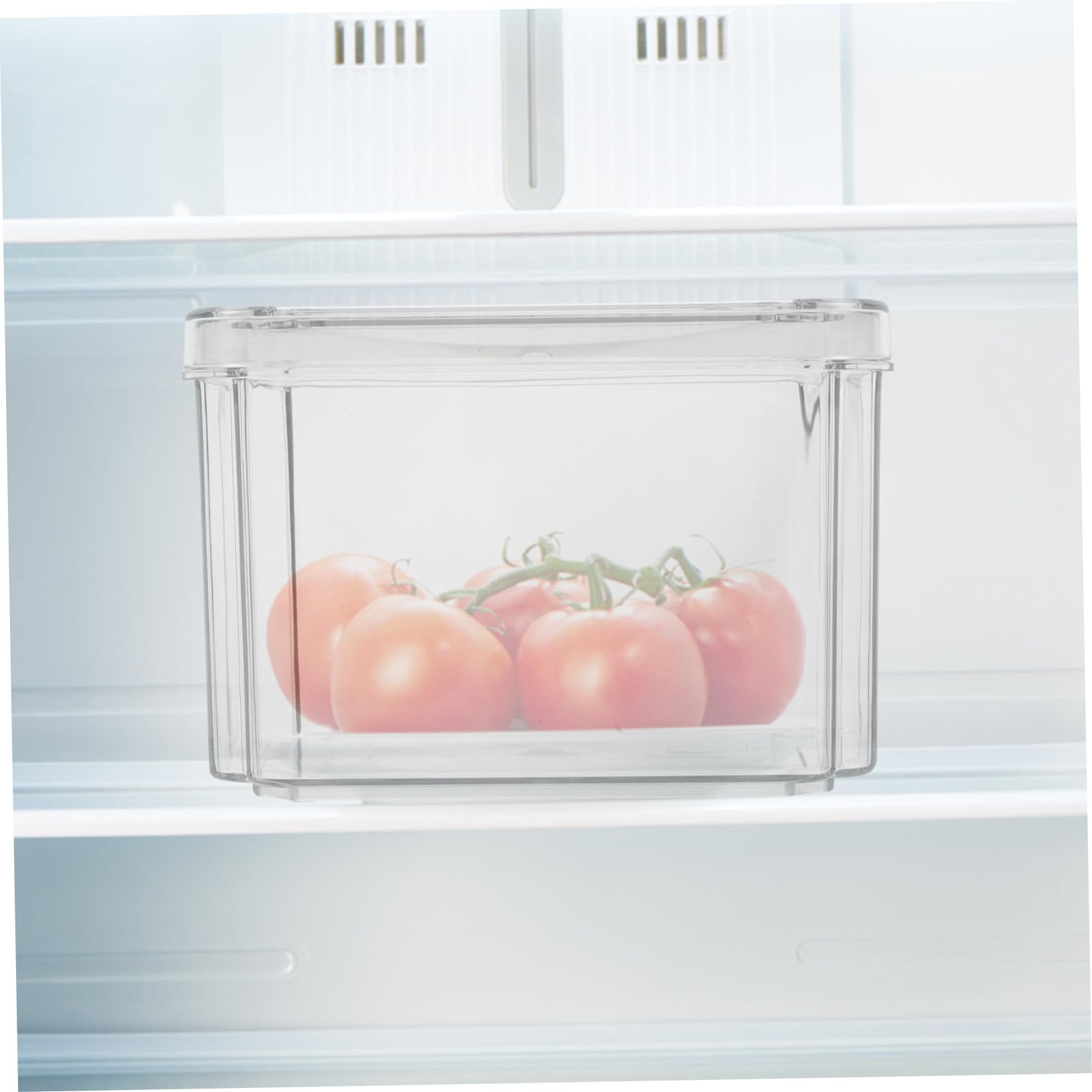 Alipis 3 piezas Cajas Transparentes para Organizar Nevera y Congelador Contenedores Apilables para Frutas y Verduras Cajas de Almacenamiento de Alimentos para Cocina y Hogar Resistentes