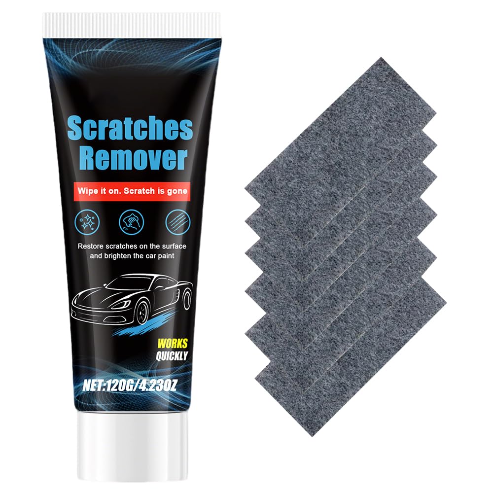 Car Scratch Remover, 2025 New Scratch Remover for Vehicles, Effective Paint Scratch Removers, Easy Application Car Surface Protection, Repair Small Scratched Water Spots for All Cars (1)