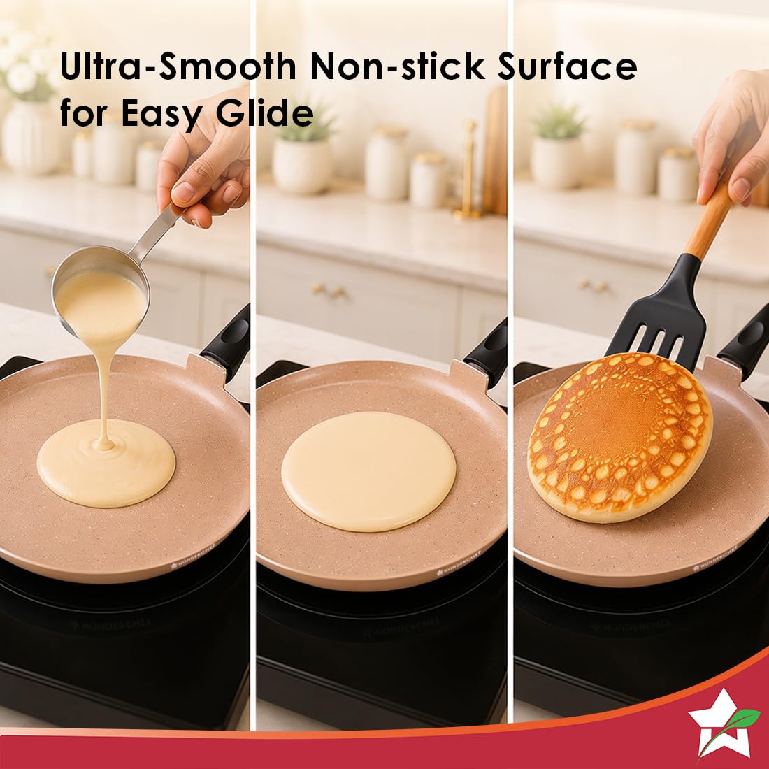 Wonderchef Vitalife Dosa Tawa - Zero Oil Cooking -3