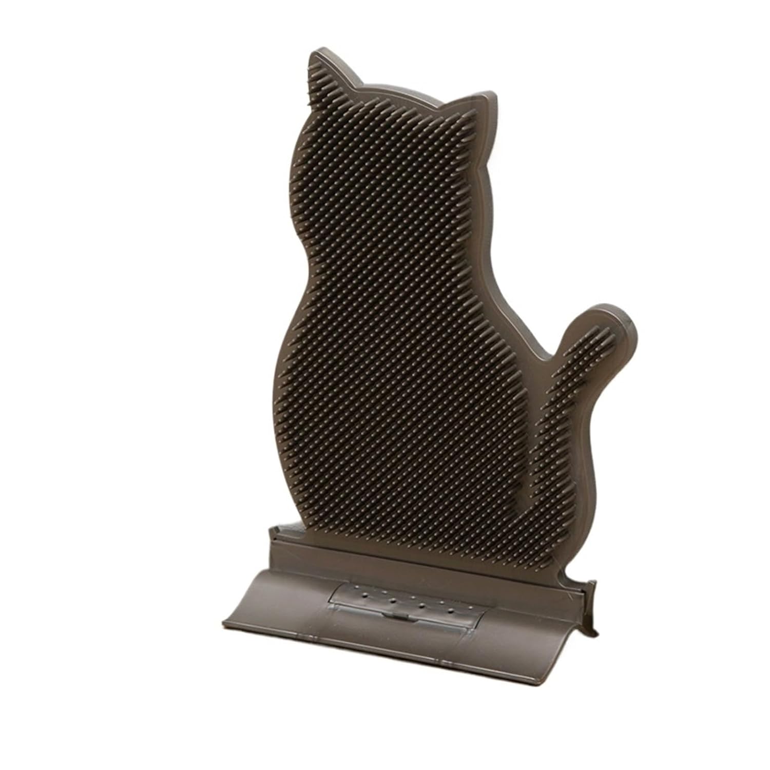 Cat Self-Grooming Wall Corner Massage Brush | Hair Removal & Itch Relief Comb | Pet Grooming Supplies(Black)