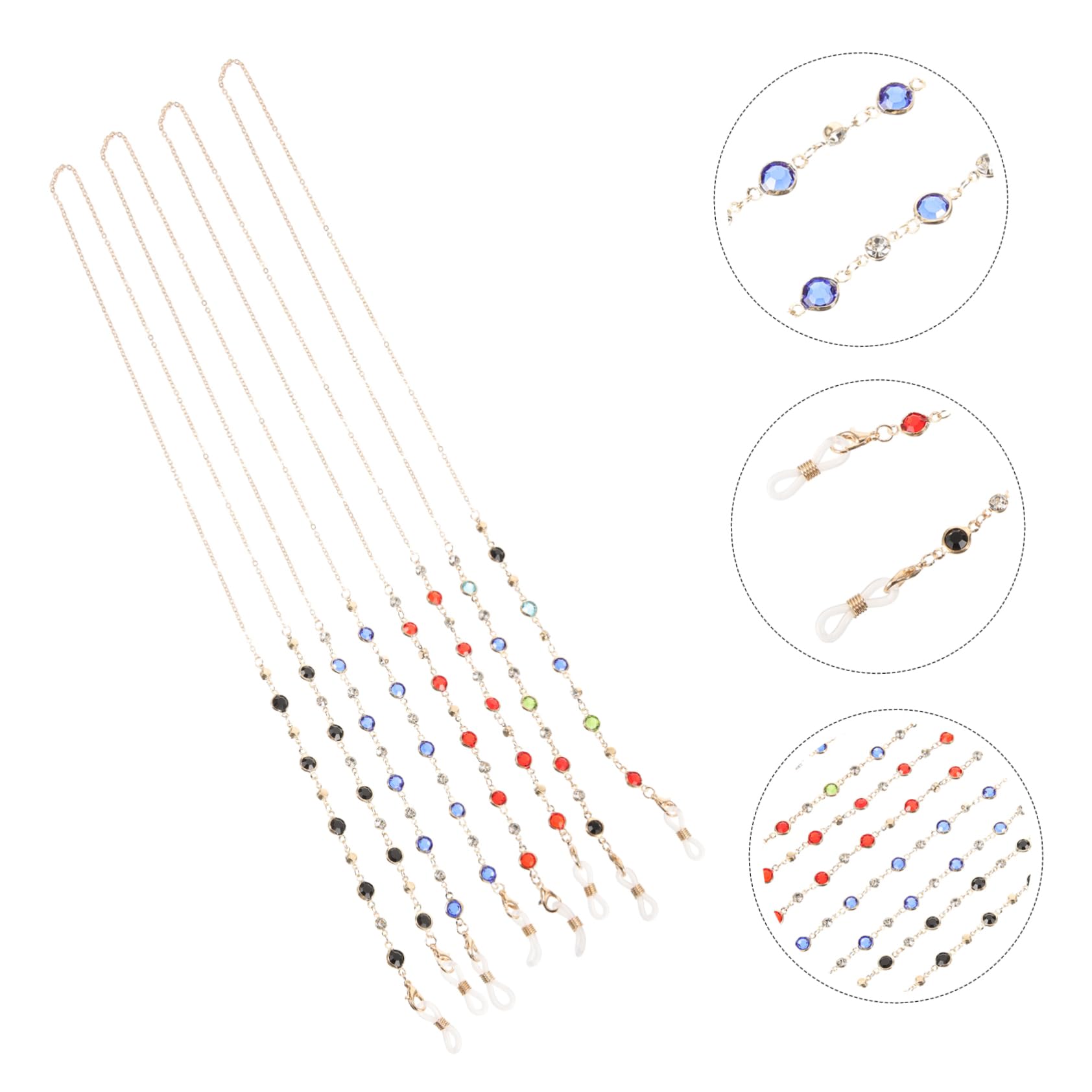 BESPORTBLE Cadena Para Gafas Correas Para Gafas Con Cuentas Correas Para Gafas Gafas De Sol Gafas De Sol Con Forma Accesorios Para Gafas De Hombre Cadenas Para Gafas