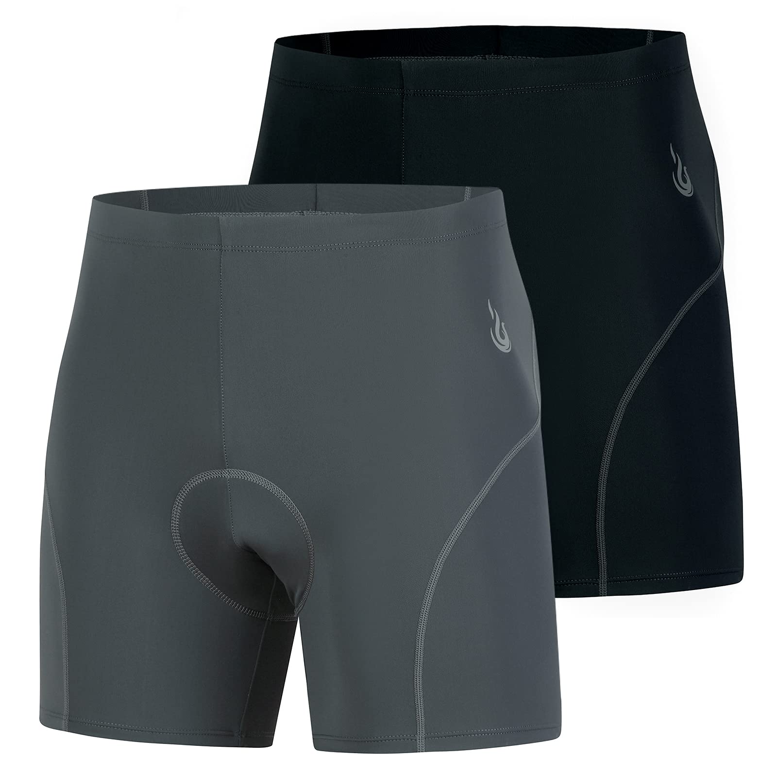 beroy Men's Comfortable Bicycle Cycling Pants, 3D Padded Bike Shorts