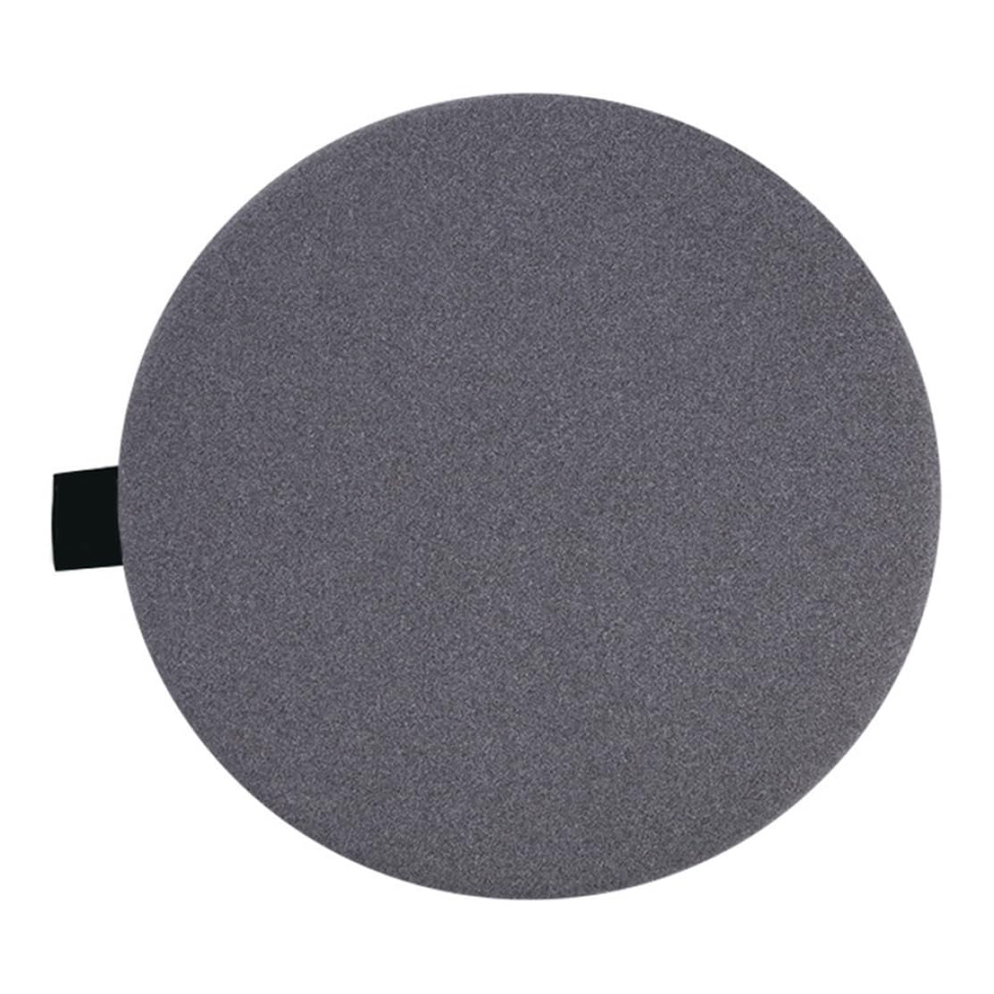 Cojines para taburetes de bar CFMZ de espuma viscoelástica premium y diseño redondo gris oscuro