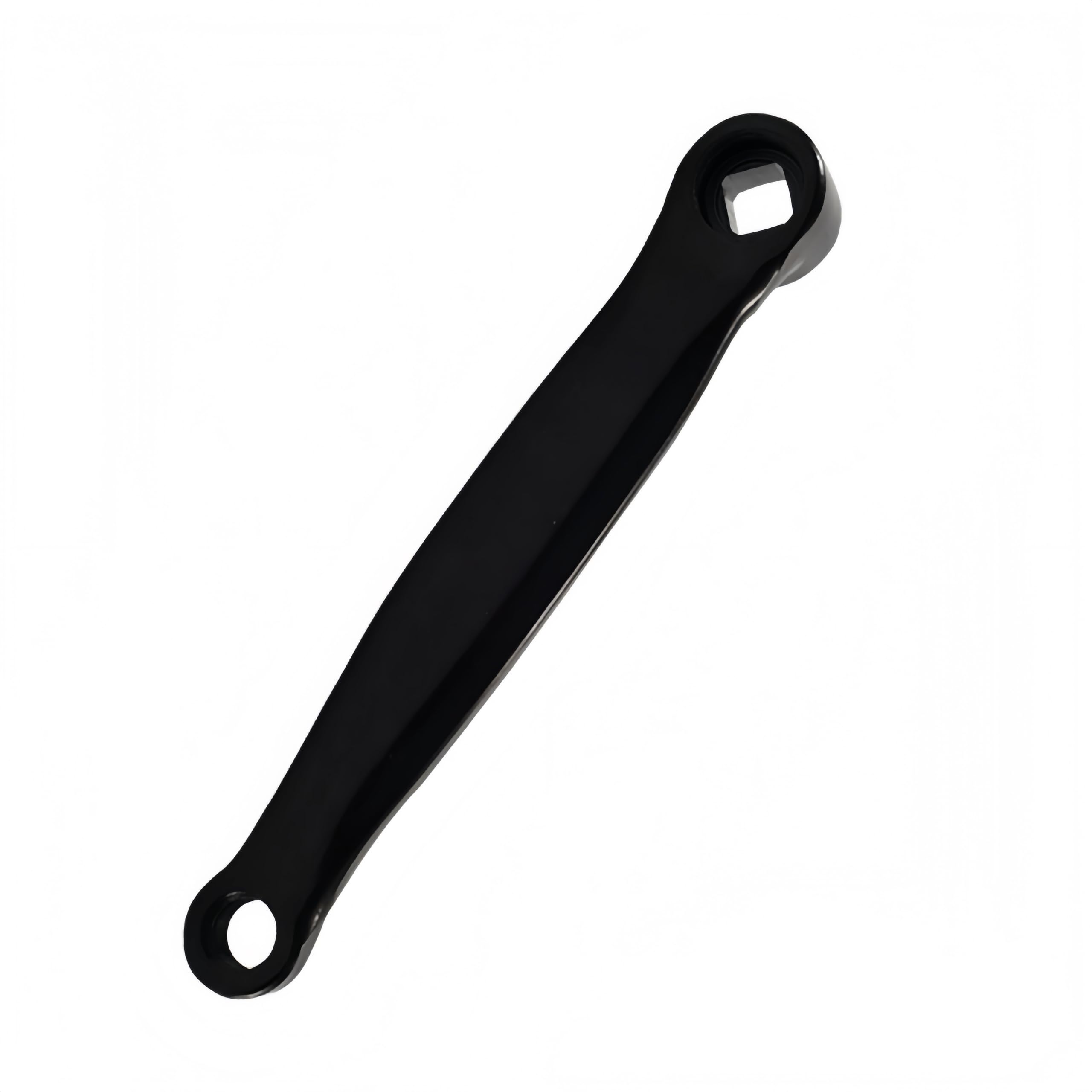 Miayaya 170mm Bicycle Crank Arm Bike Crank Left Arm Aluminium Alloy Crank Arm Set Replacement for Electric Bicycle Folding Bicycle Hybrid Mountain Bicycle Road Bike Horizontal (Black, Diamond Hole)