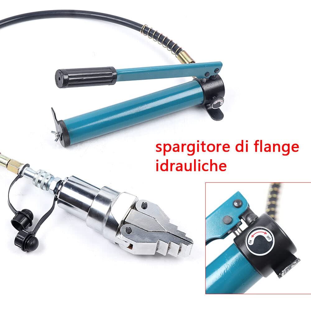 12 suono flangia idraulica spargitore separatore flangia distanziatore con pompa per manutenzione e costruzione, rilevamento e sostituzione di flange apertura testa cilindro