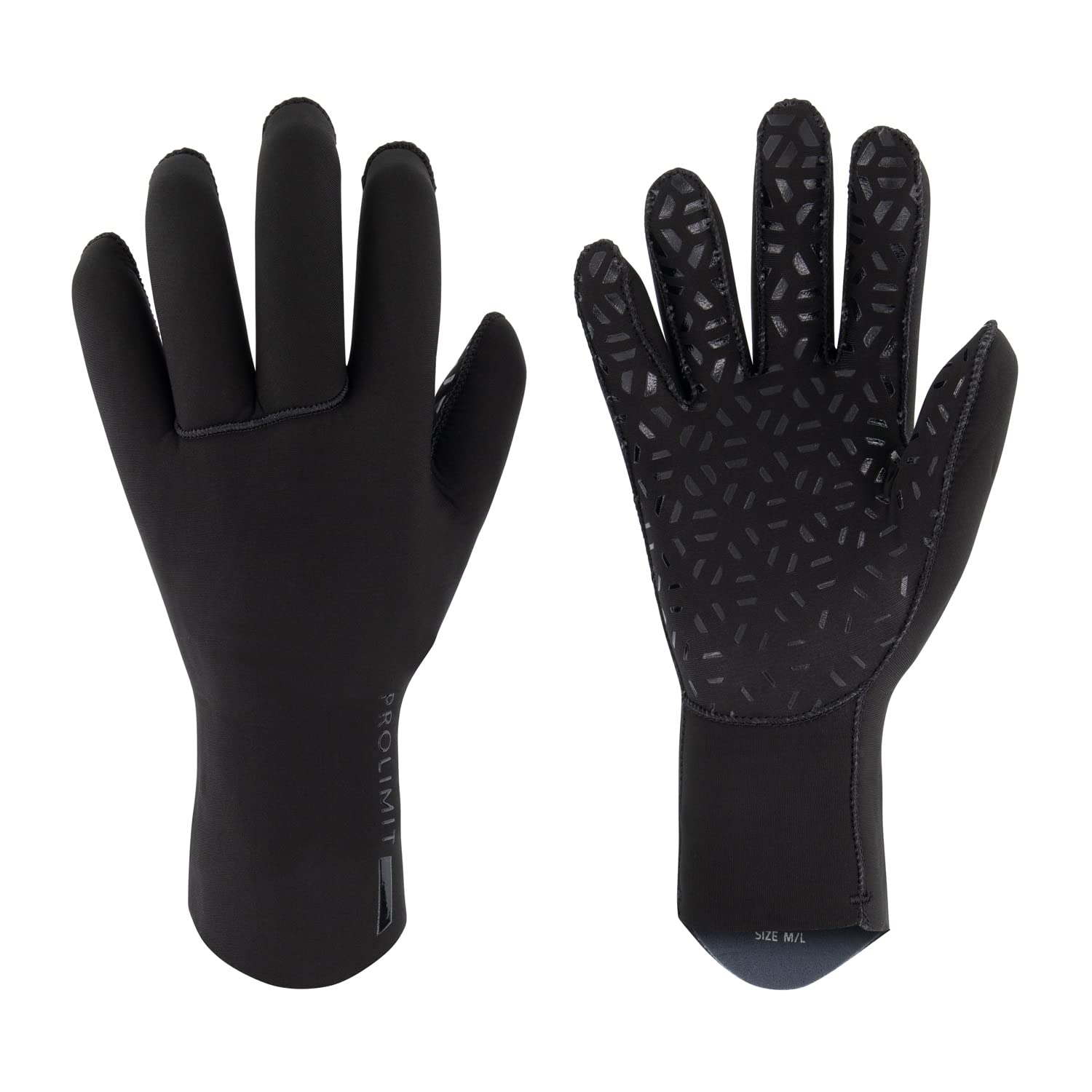 Neopren Handschuhe 3mm Schwarz - Unisex Taucherhandschuhe | Vorgebogene Finger Für Wassersport