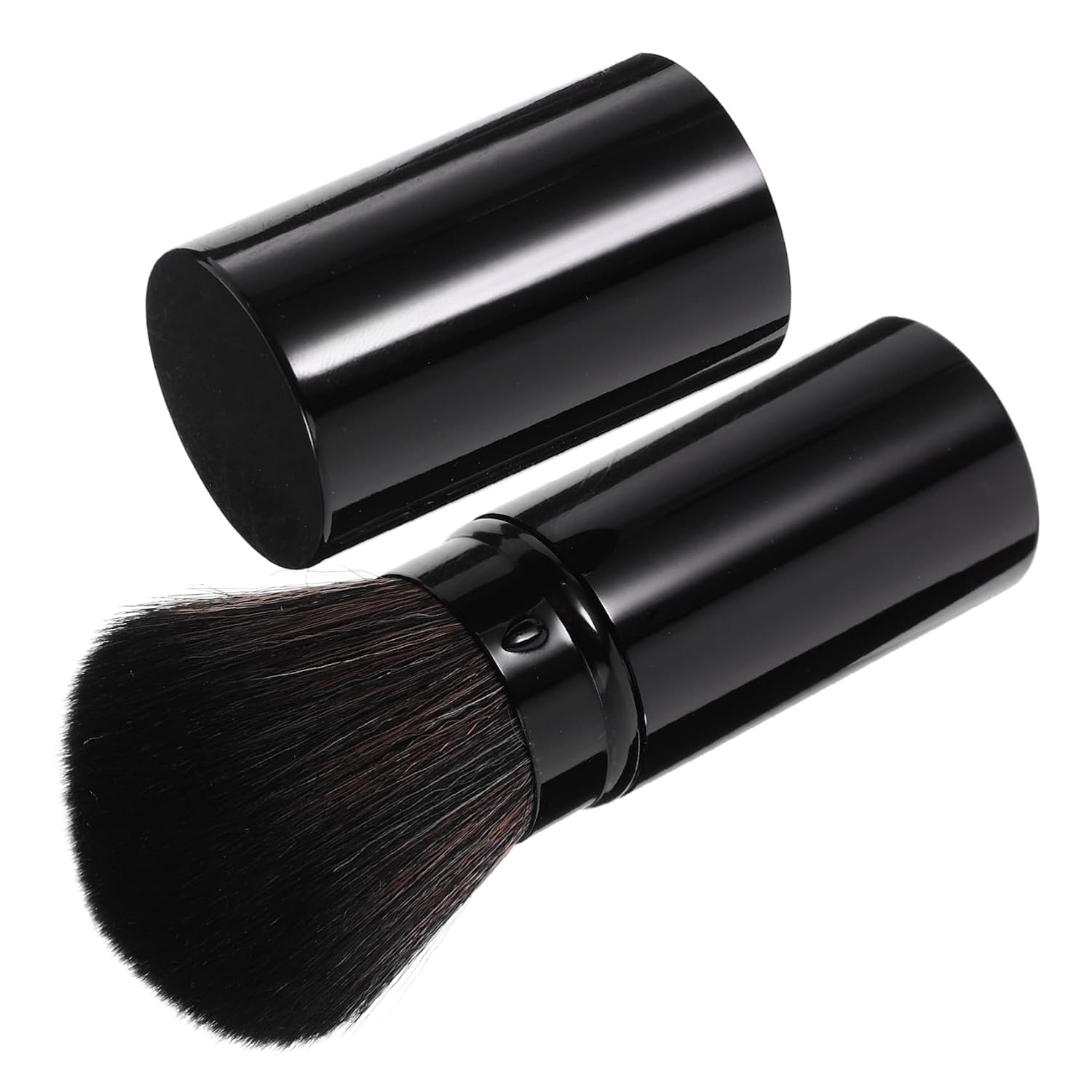 Retractable Portable Powder Brush Tube Makeup Beauty Brush for Loose Powder and Blush for Professionals and Beginners
