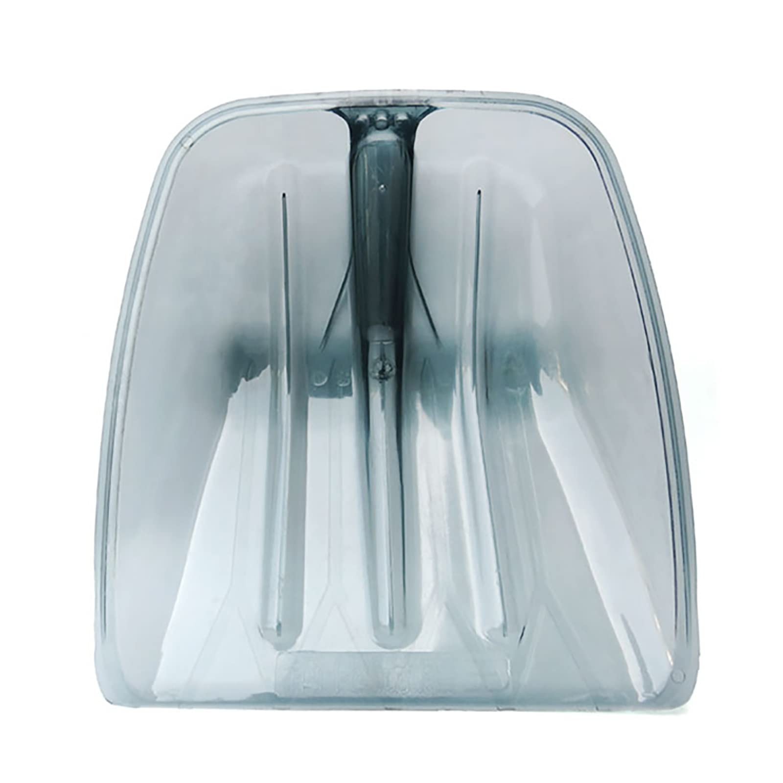 Pala de Nieve, Cabeza de Pala, Palas cuadradas con Mango Recto de Madera, Pala de Nieve de Polipropileno Transparente, Resistente y Duradera, Fuerte Capacidad de Carga, para Entrada de vehíc