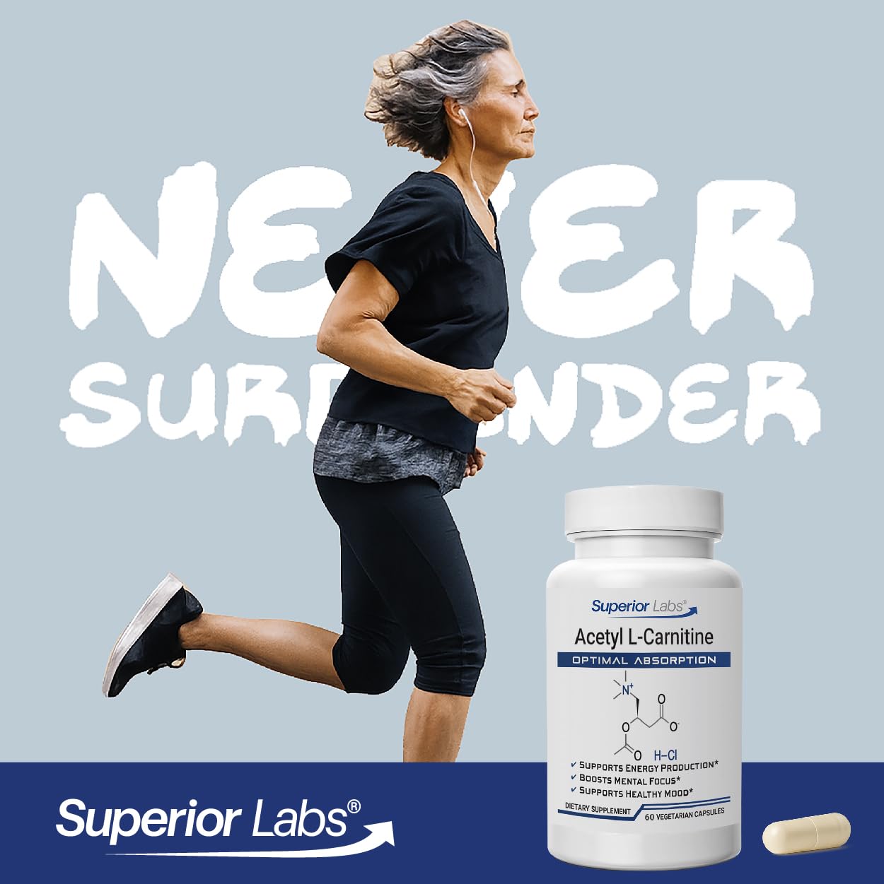 l carnitine glutathione Amazon.com: Superior Labs Acetyl L-Carnitine 500 mg, High Potency ALCAR, Pure Non-GMO, Zero Synthetic Additives, Maximum Absorption, Energy & Fat Metabolism, Brain, Nerve & Cellular Detox Support, (60 Veg Caps) : Everything