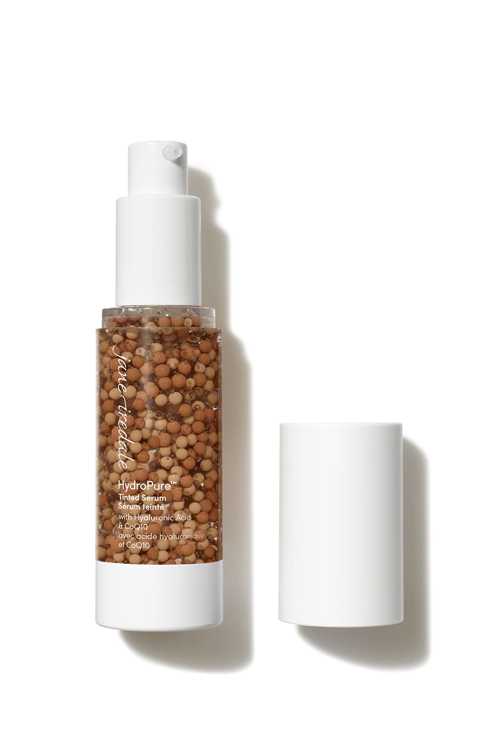 jane iredale HydroPure Tinted Serum, Hydrating, Sheer-Coverage Formula Helps Plump, Soothe, Blur Lines and Even Skin Tone with Hyaluronic Acid + CoQ10