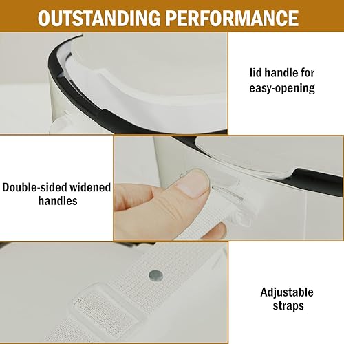 Miniatura 3 de Caja enfriadora aislada de 6 cuartos de galón para bebidas de hielo, almacenamiento de alimentos, portátil, para camping, picnic, portón trasero,